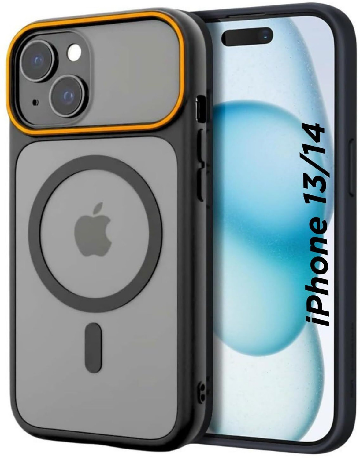 Image of AIBEX Back Cover for Apple iPhone 13 / Apple iPhone 14 | Slim Shockproof Back Cover with Camera Lens Protection