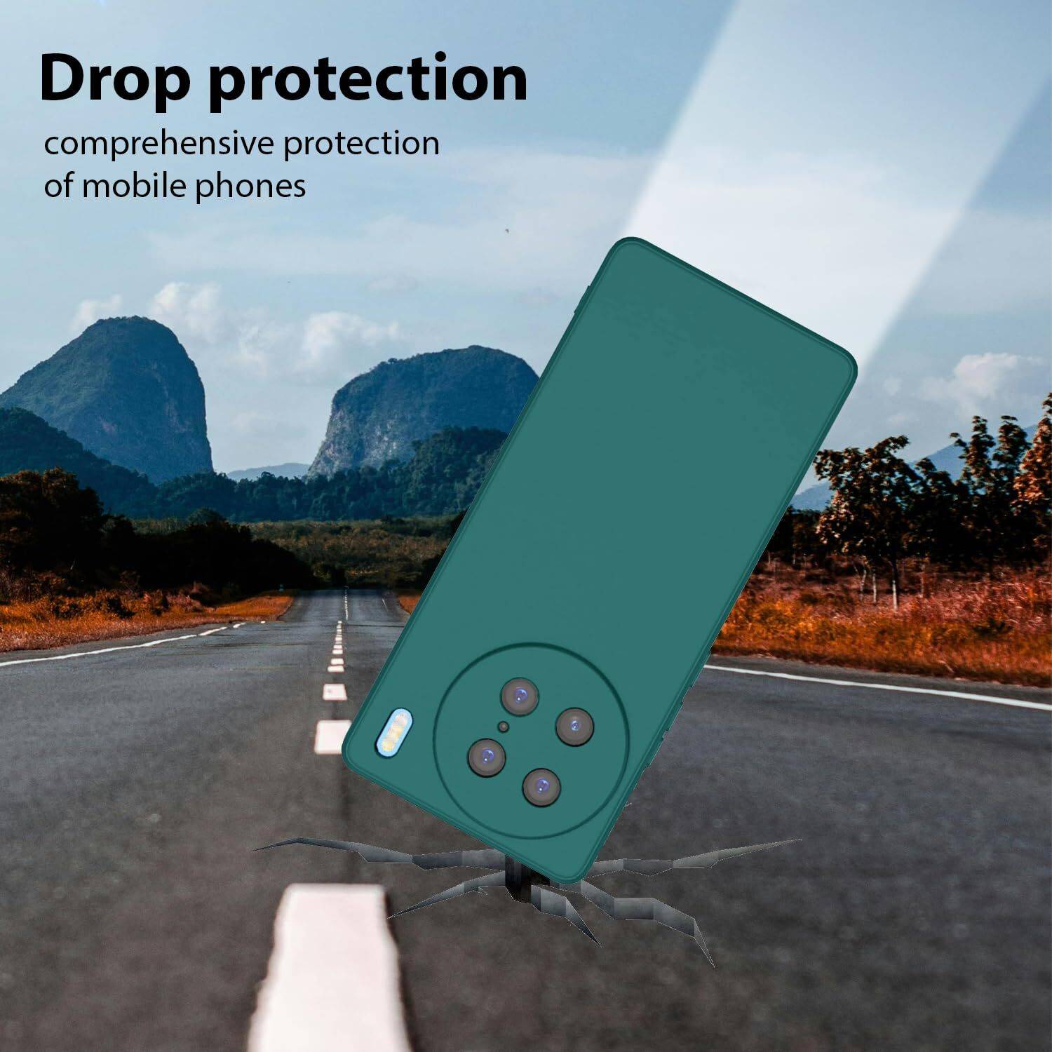 KANSOL Back Cover for Vivo X90 Pro Green - Image 5
