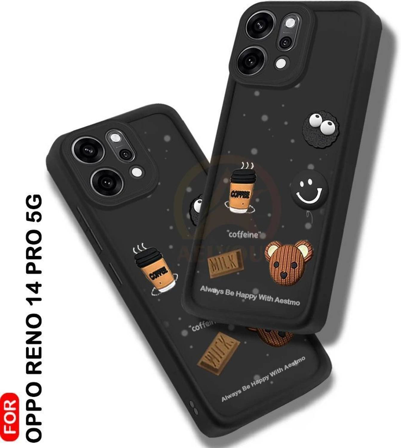 AelVouX Back Cover for Oppo Reno 14 Pro 5G