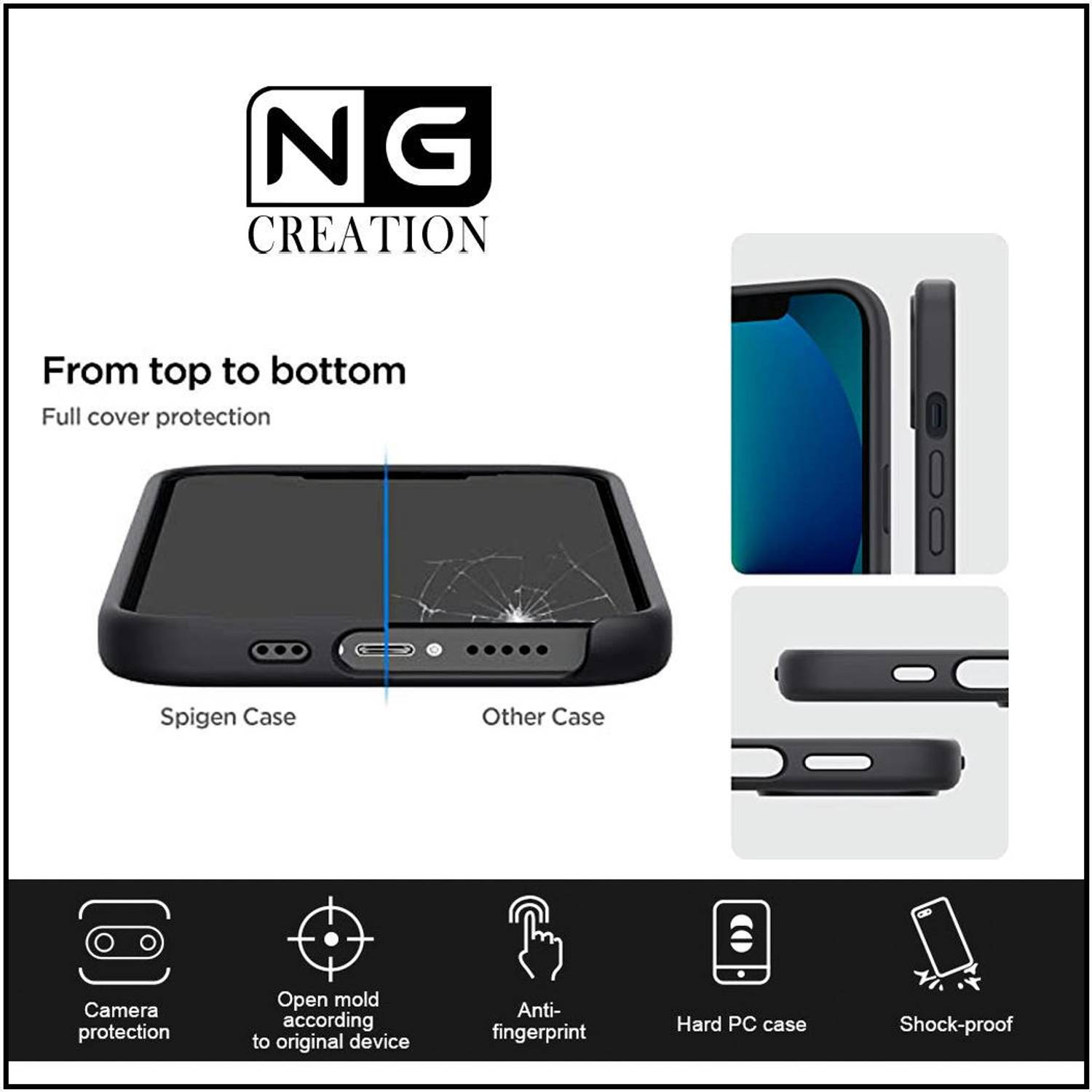 NG CREATION Back Cover for Tecno Camon 20 5G - Image 4