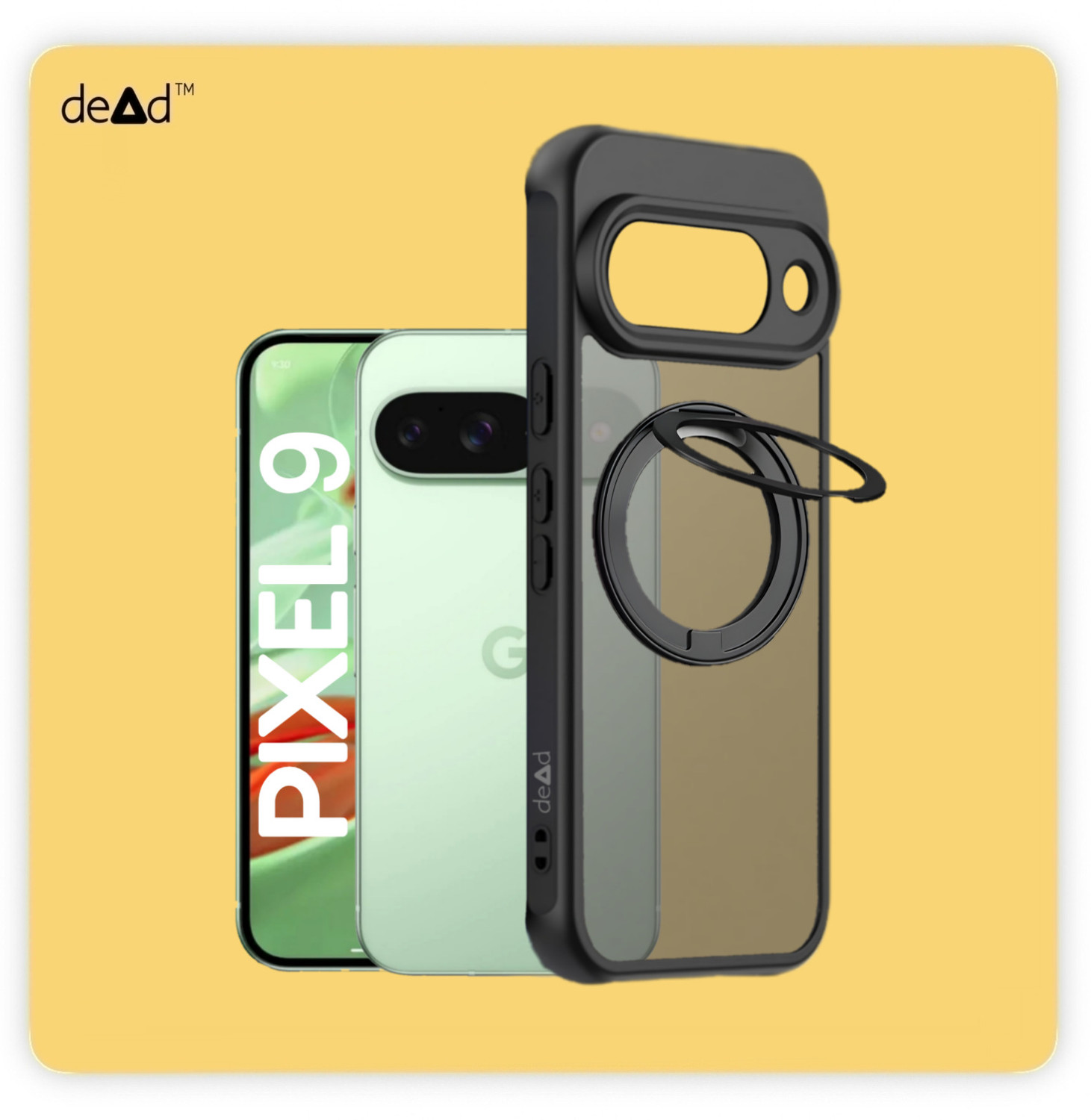 Image of dead Back Cover for Google Pixel 9, With 360 Stand