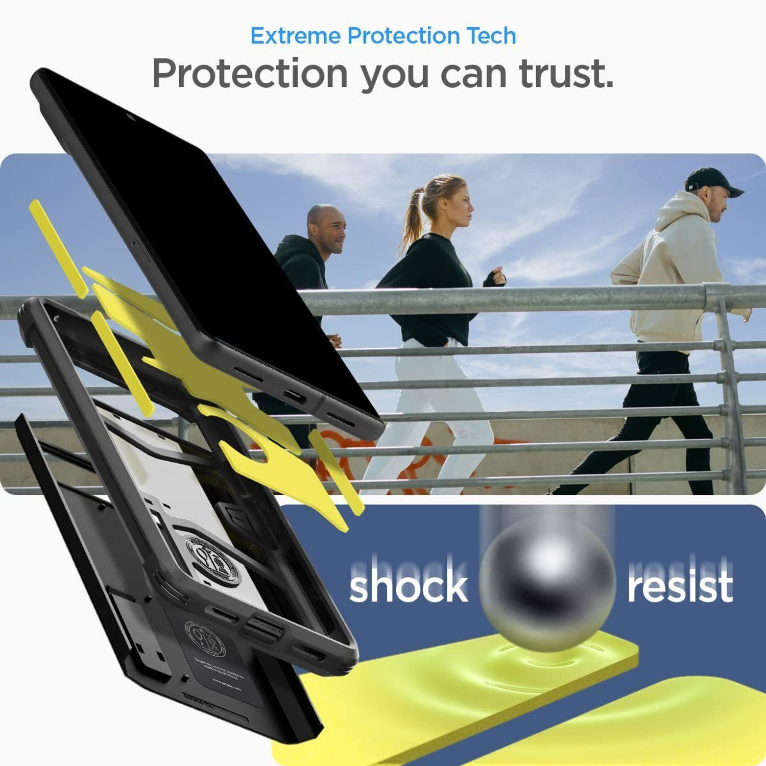 Image of Spigen Tough Armor Back Cover for Google Pixel 7