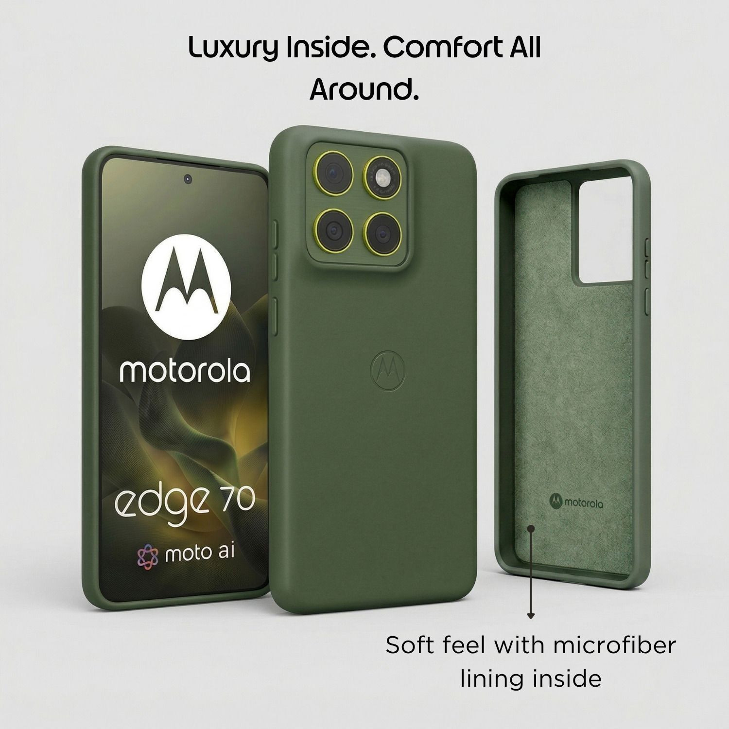 Image of MOTOROLA Back Cover for Moto Edge 70, Motorola Edge 70, MOTO EDGE 70 (Soft Matte), (Original Motorola Product)