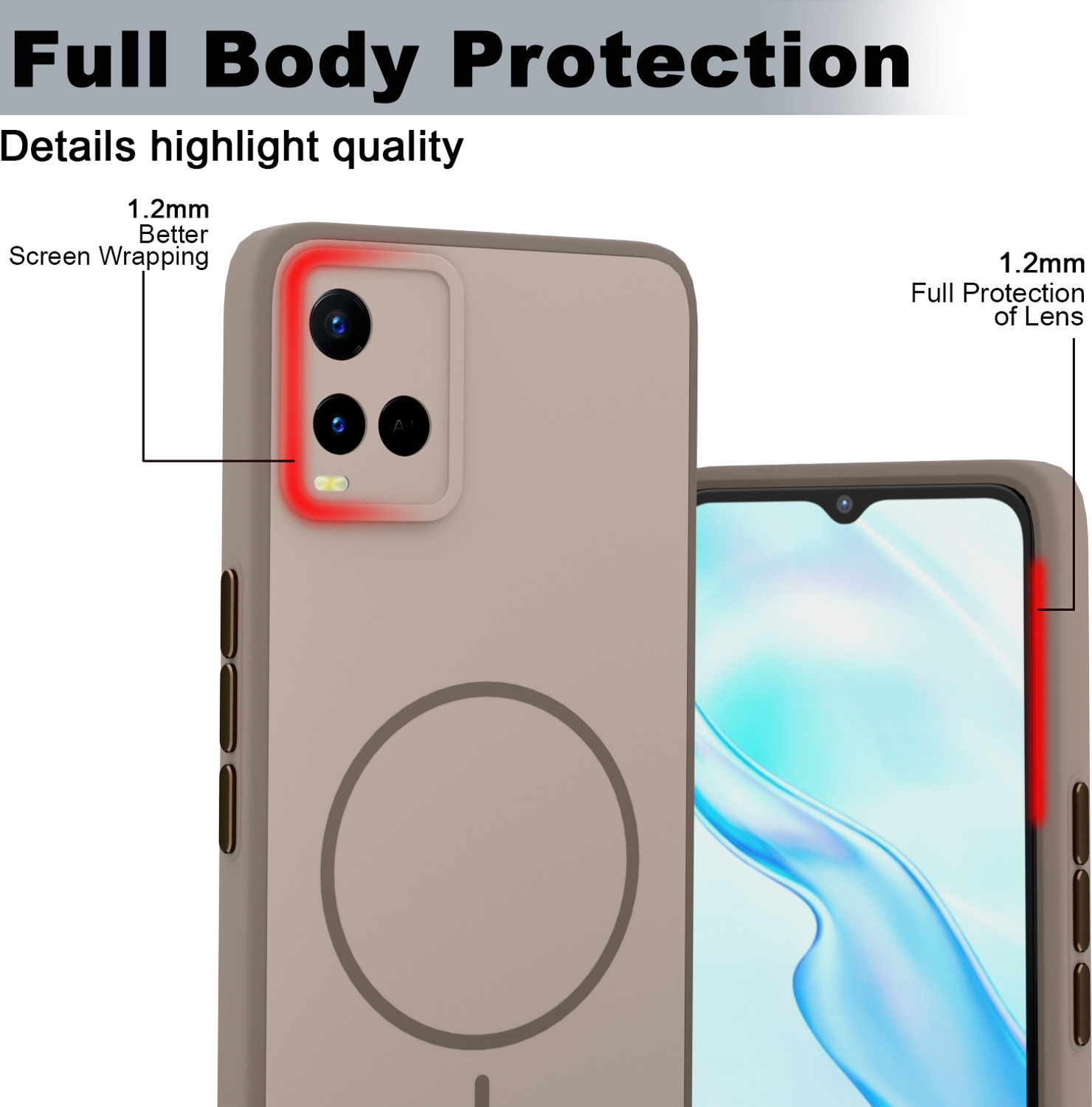 Image of KartV Back Cover for Vivo T1 5G