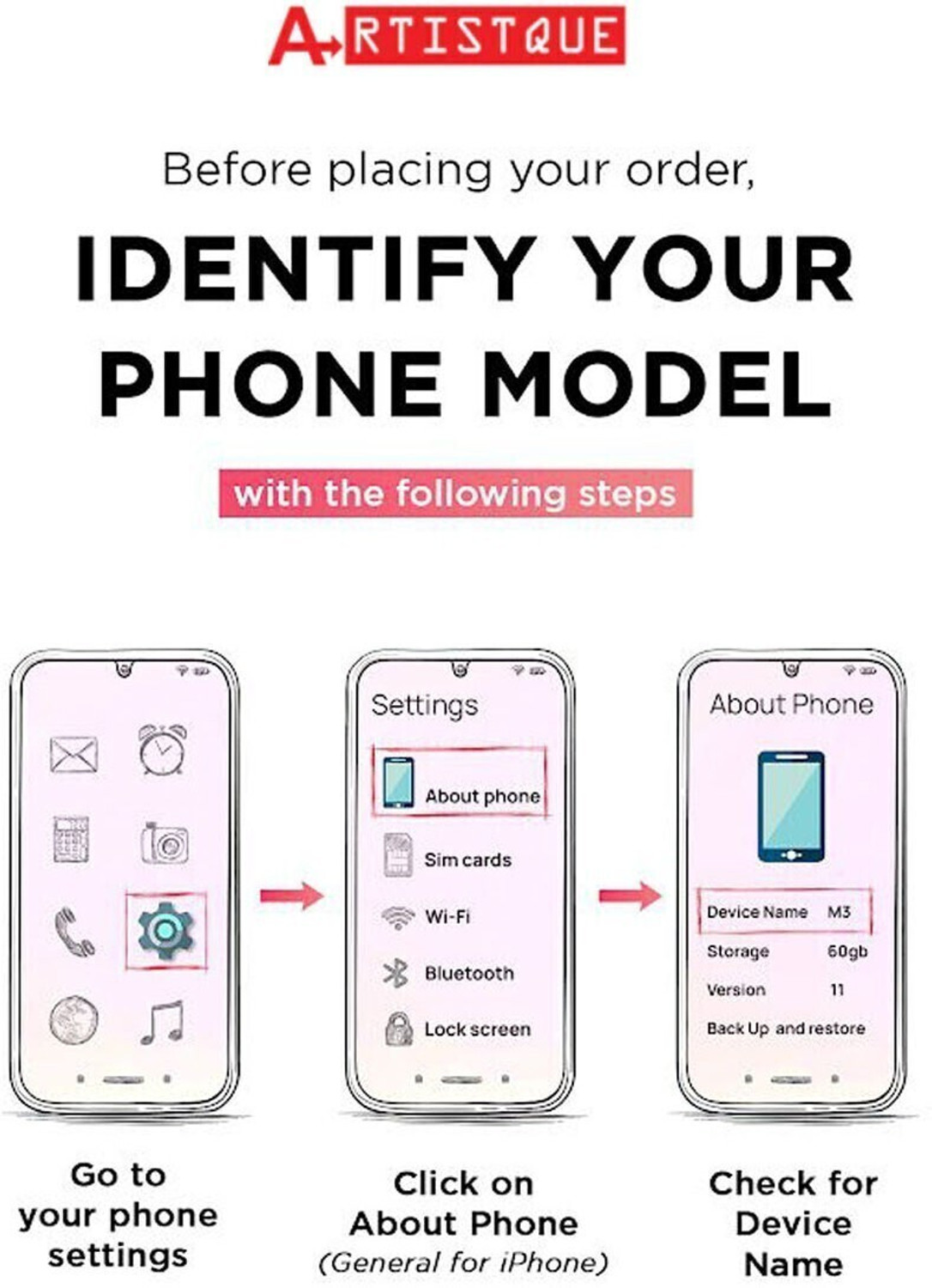 Image of Artistque Back Cover for Mi Redmi Note 7 Pro