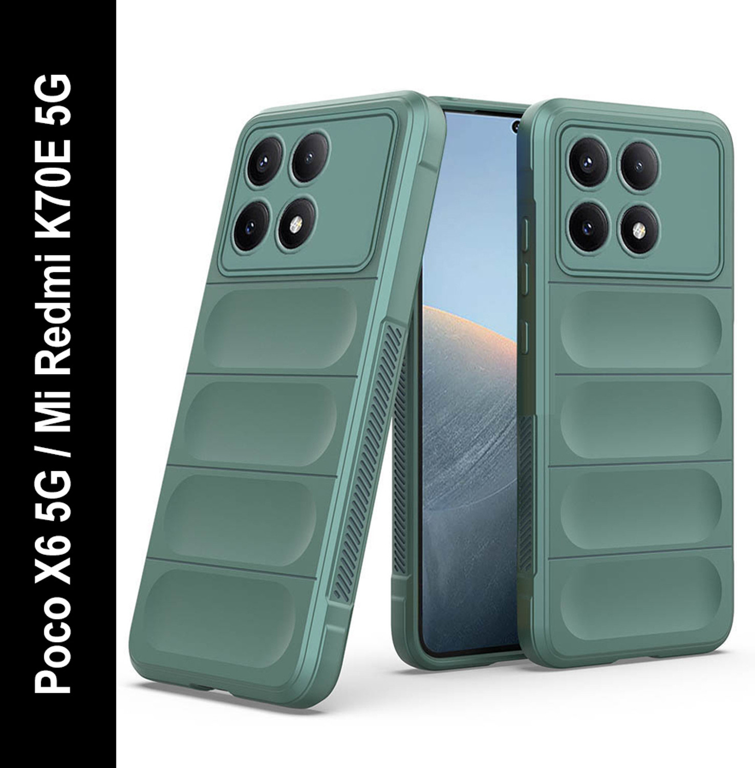 Image of Casotec Back Cover for Poco X6 Pro 5G, Mi Redmi K70E 5G
