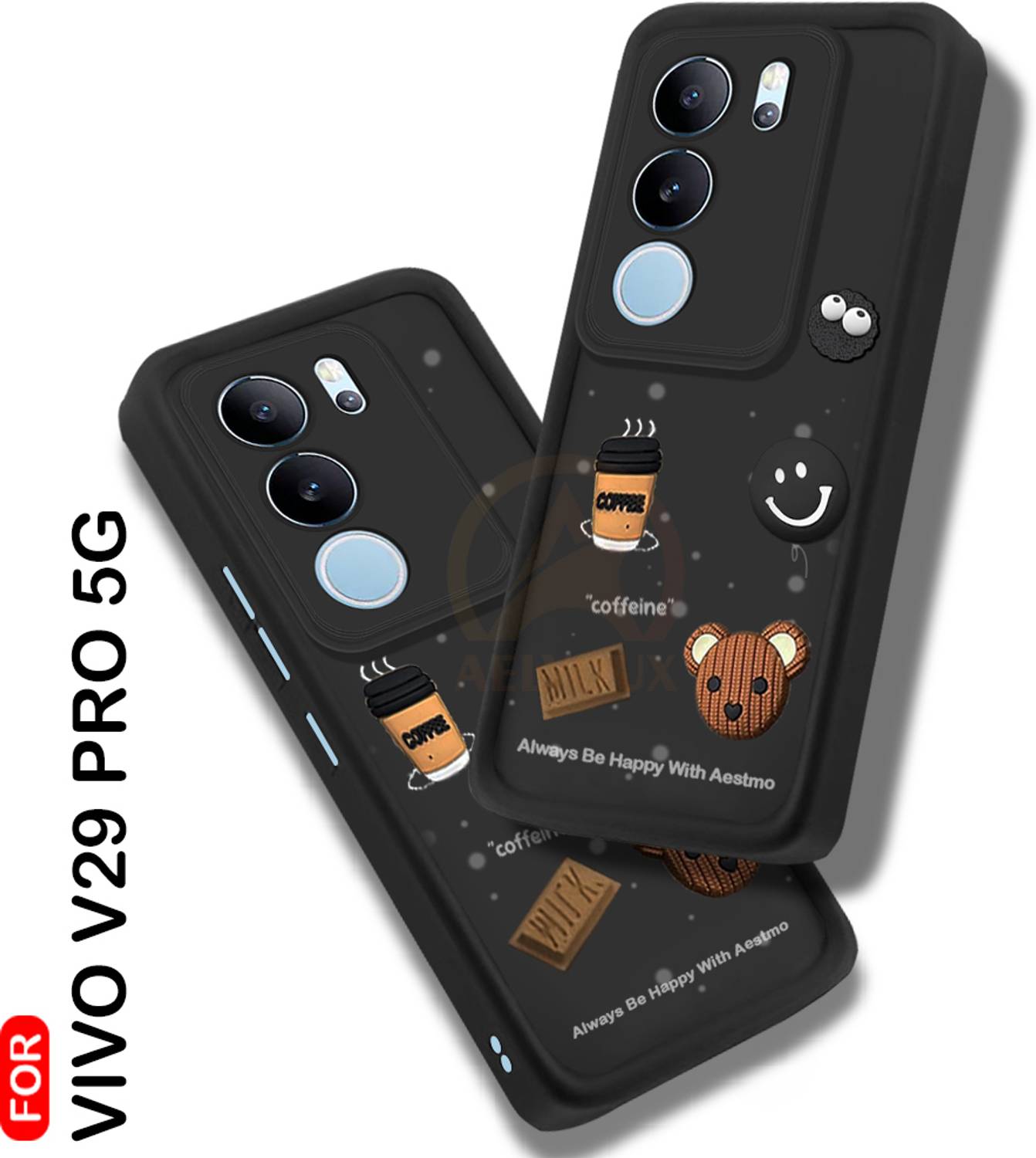 AelVouX Back Cover for Vivo V29 Pro 5G