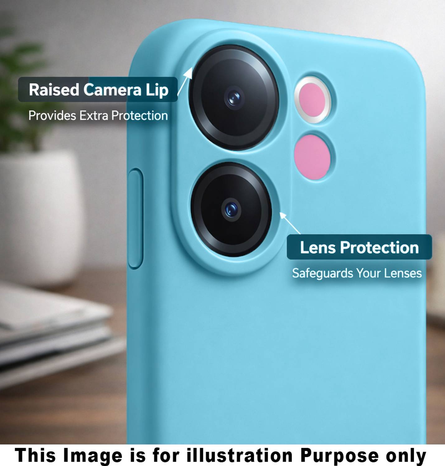 HUPSHY Back Cover for realme Narzo 90x 5G Green - Image 3