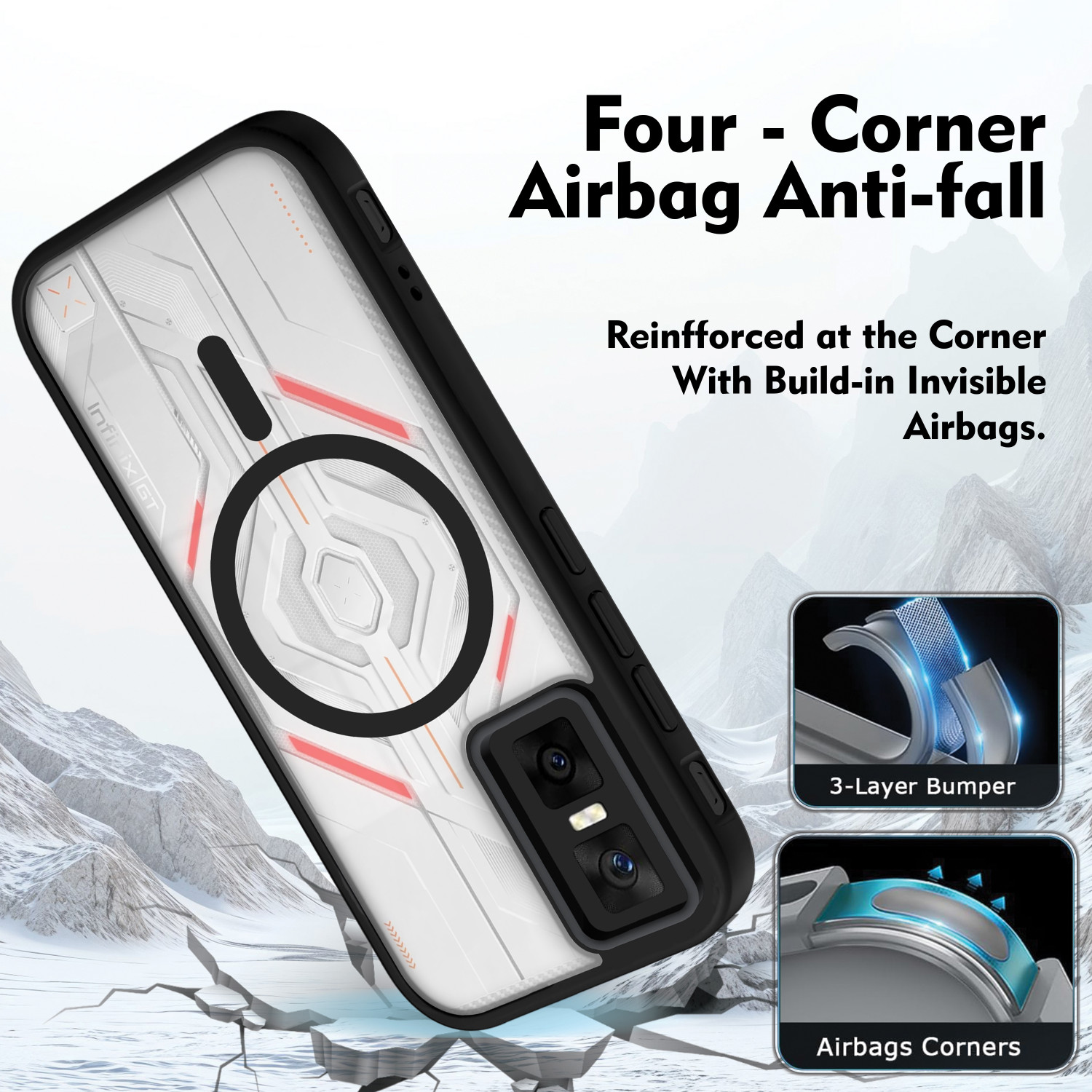Image of V-TAN Back Cover for Infinix GT 30 Pro