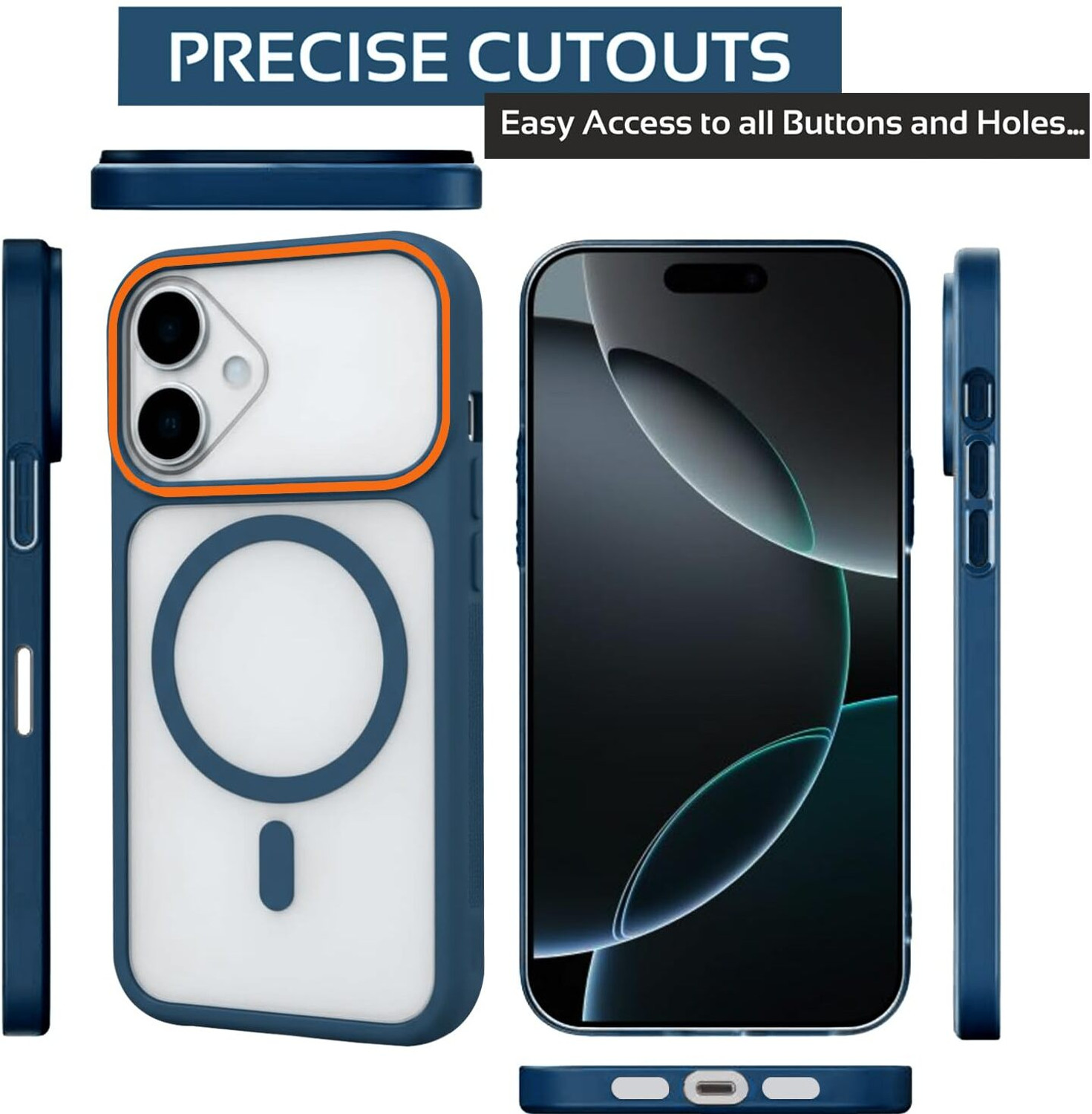 Image of AIBEX Back Cover for Apple iPhone 17 | Slim Shockproof Back Cover with Camera Lens Protection