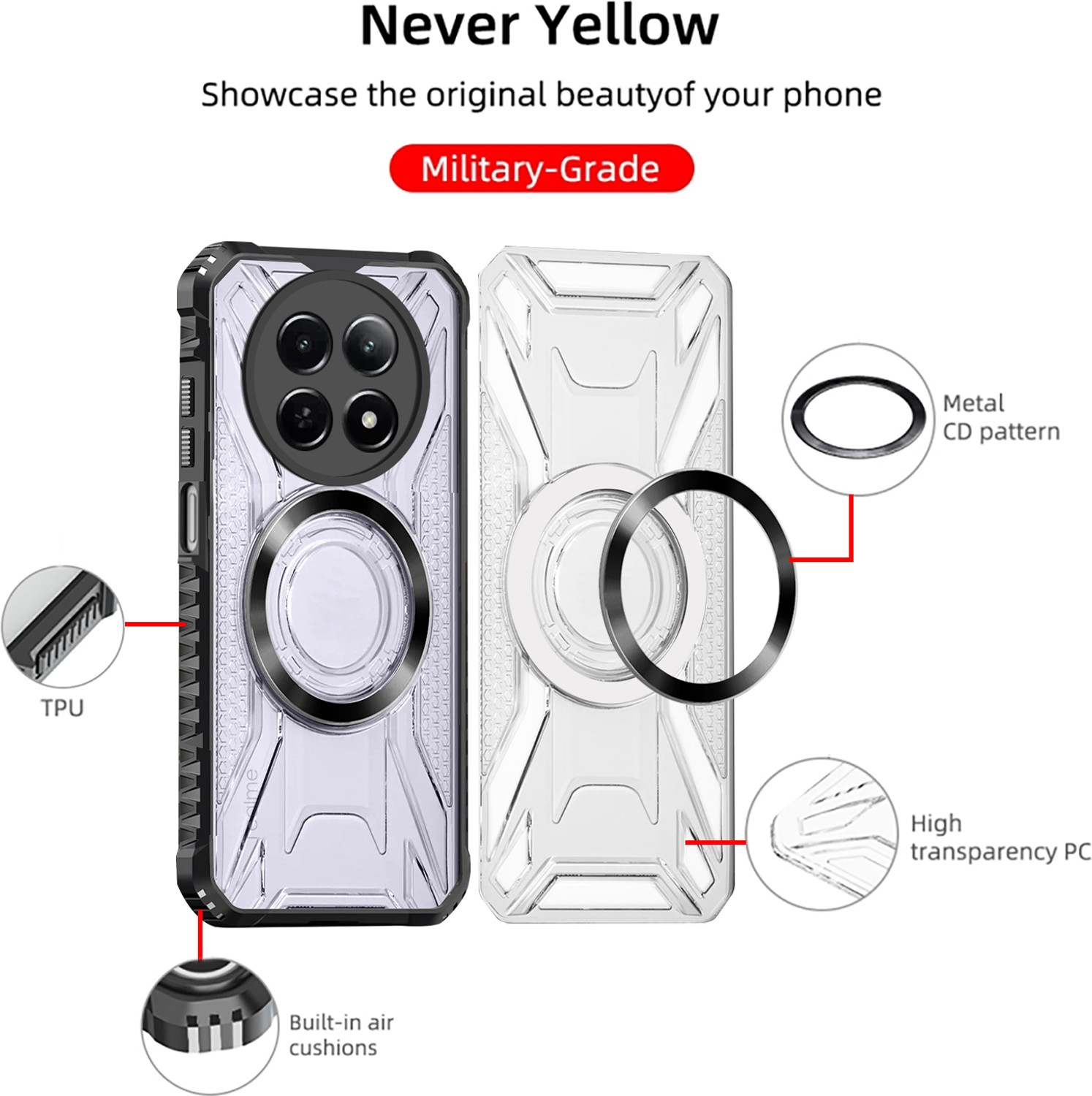Image of KartV Back Cover for Realme 12x 5G