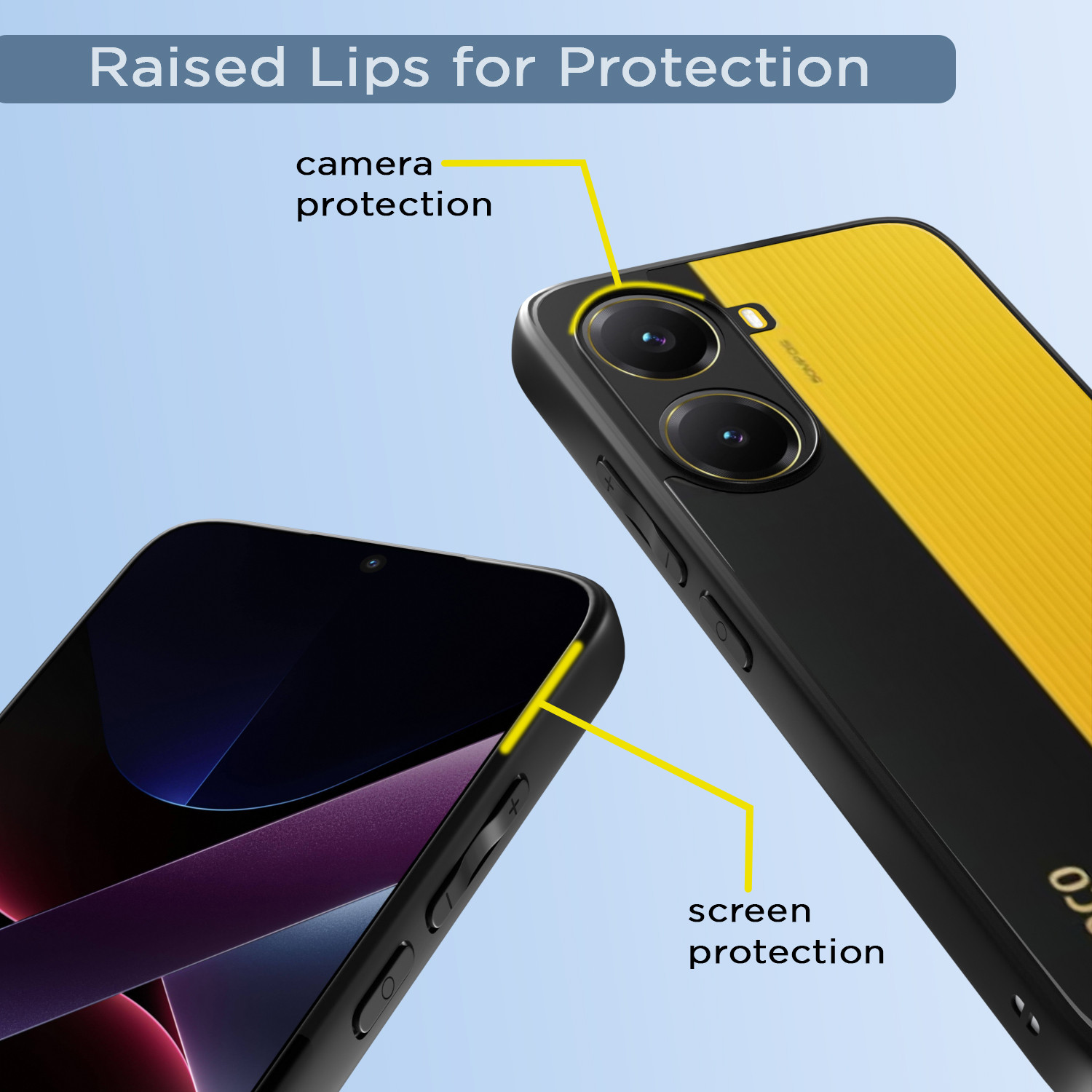 Image of Pikkme Back Cover for POCO X7 Pro 5G