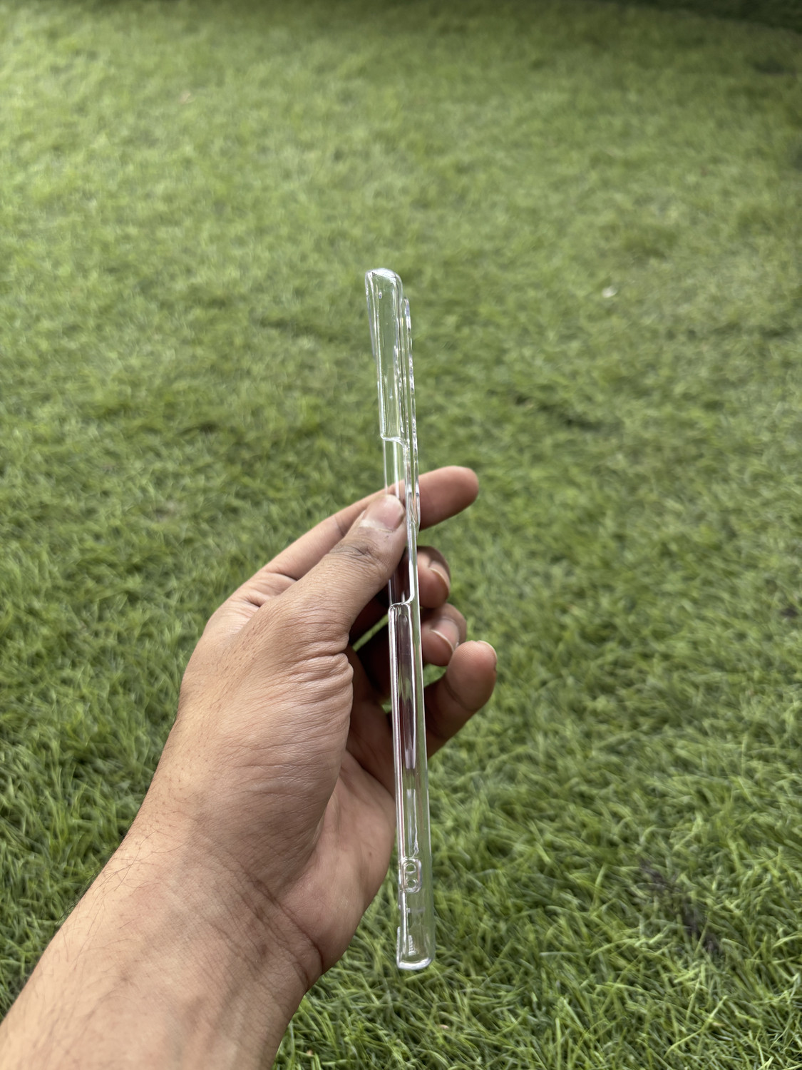 Image of FONKR Back Cover for VIVO V27 / V27 Pro, Magnetic Transparent Case, Crystal Clear Case, Anti Yellow case