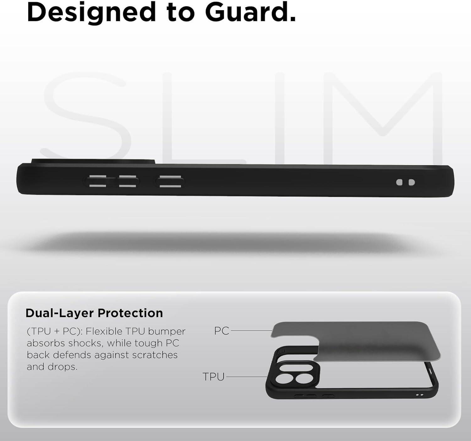 RIGGEAR Back Cover for OnePlus Nord 6 Black - Image 5