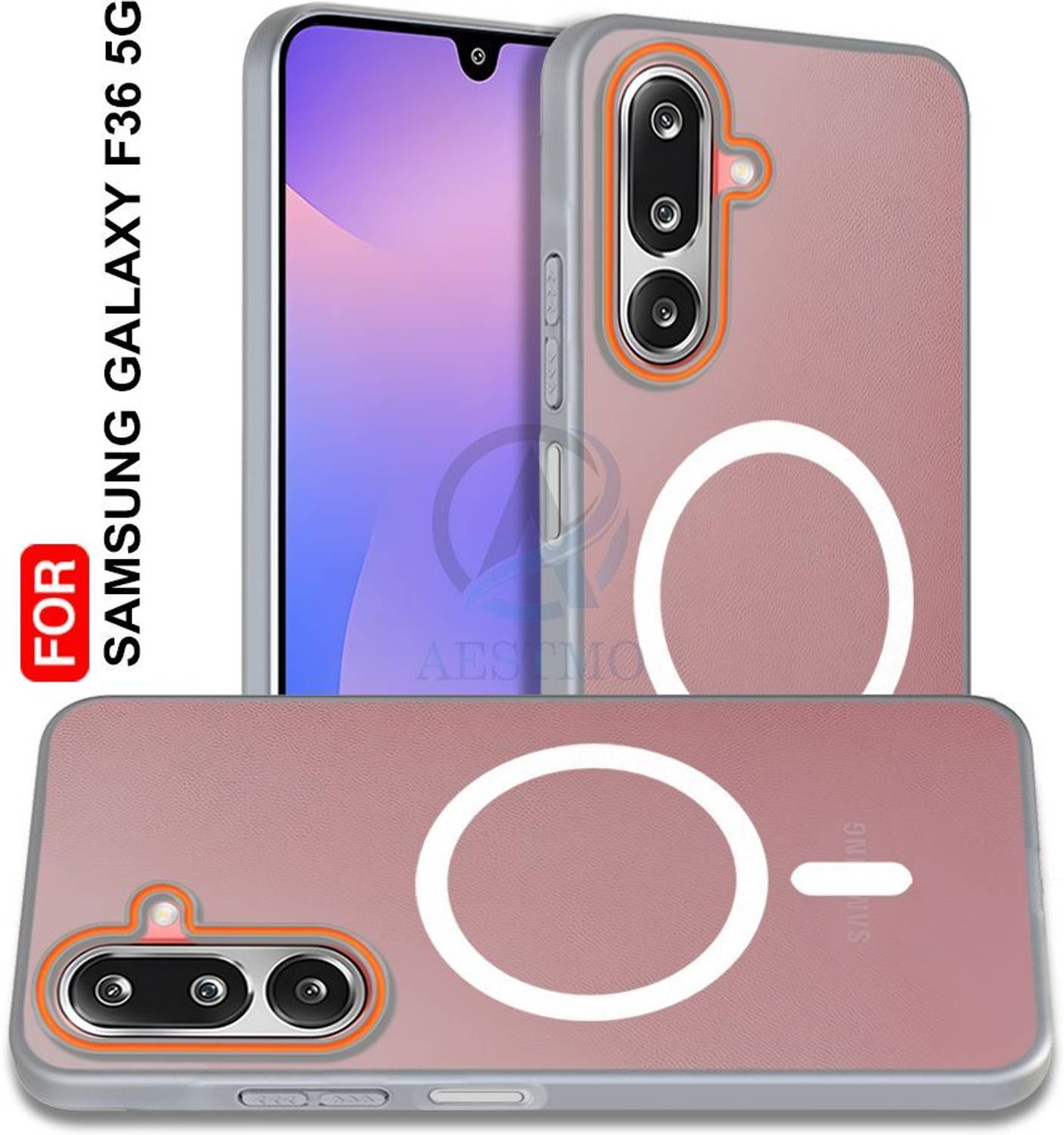 AESTMO Back Cover for Samsung Galaxy F36 5G