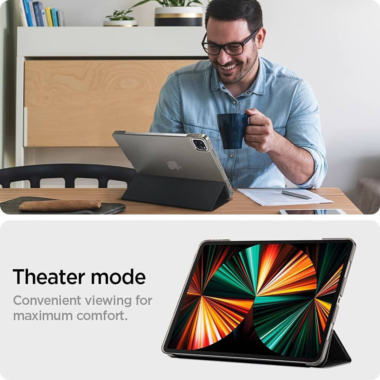Image of Spigen Smart Fold Back Cover for Apple iPad Pro 12.9 inch