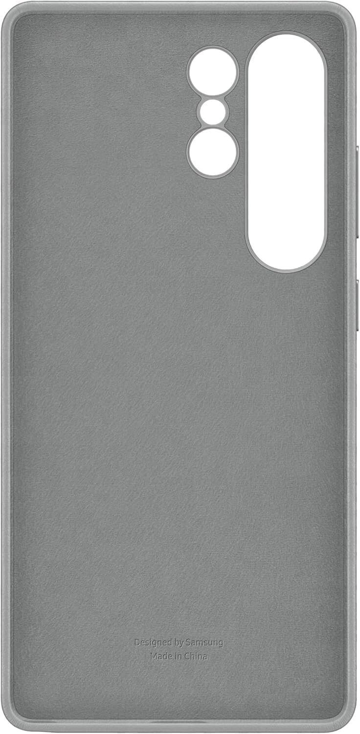 Image of MOBRISTA Back Cover for Samsung Galaxy S26 Ultra (Grey, Flexible, Leather, Pack of: 1)