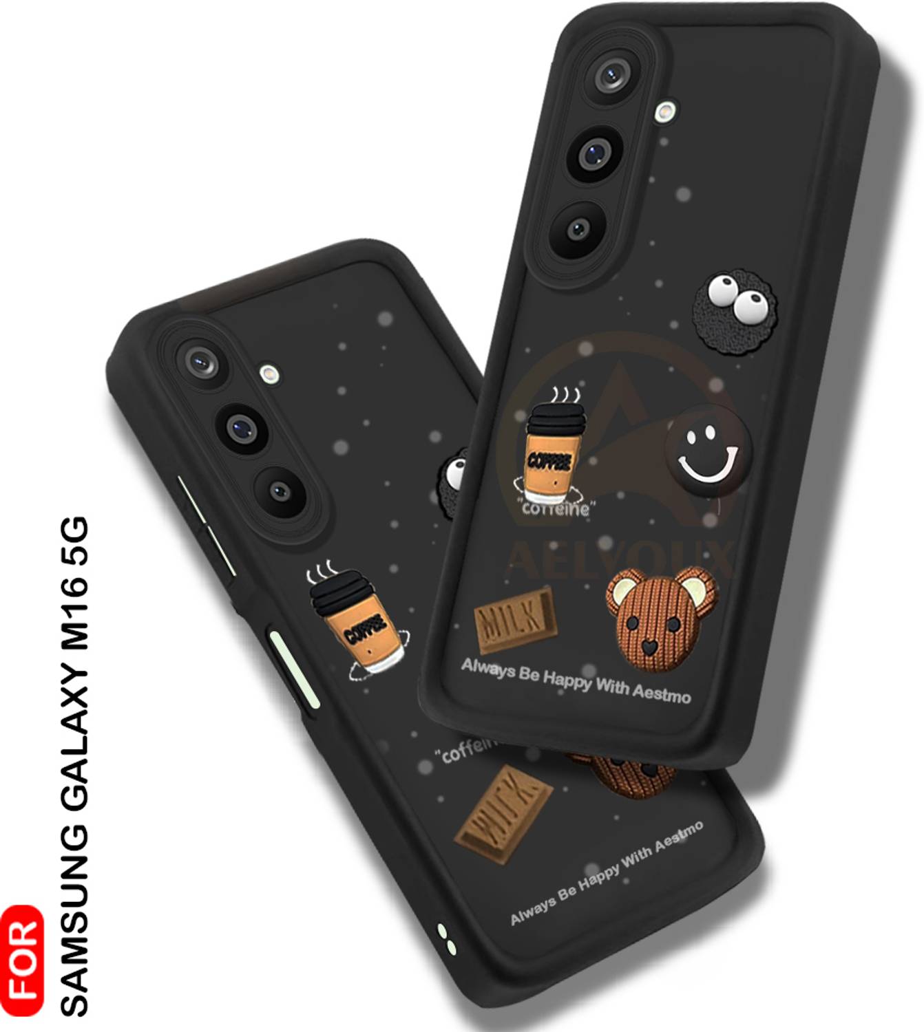 AelVouX Back Cover for Samsung Galaxy M16 5G