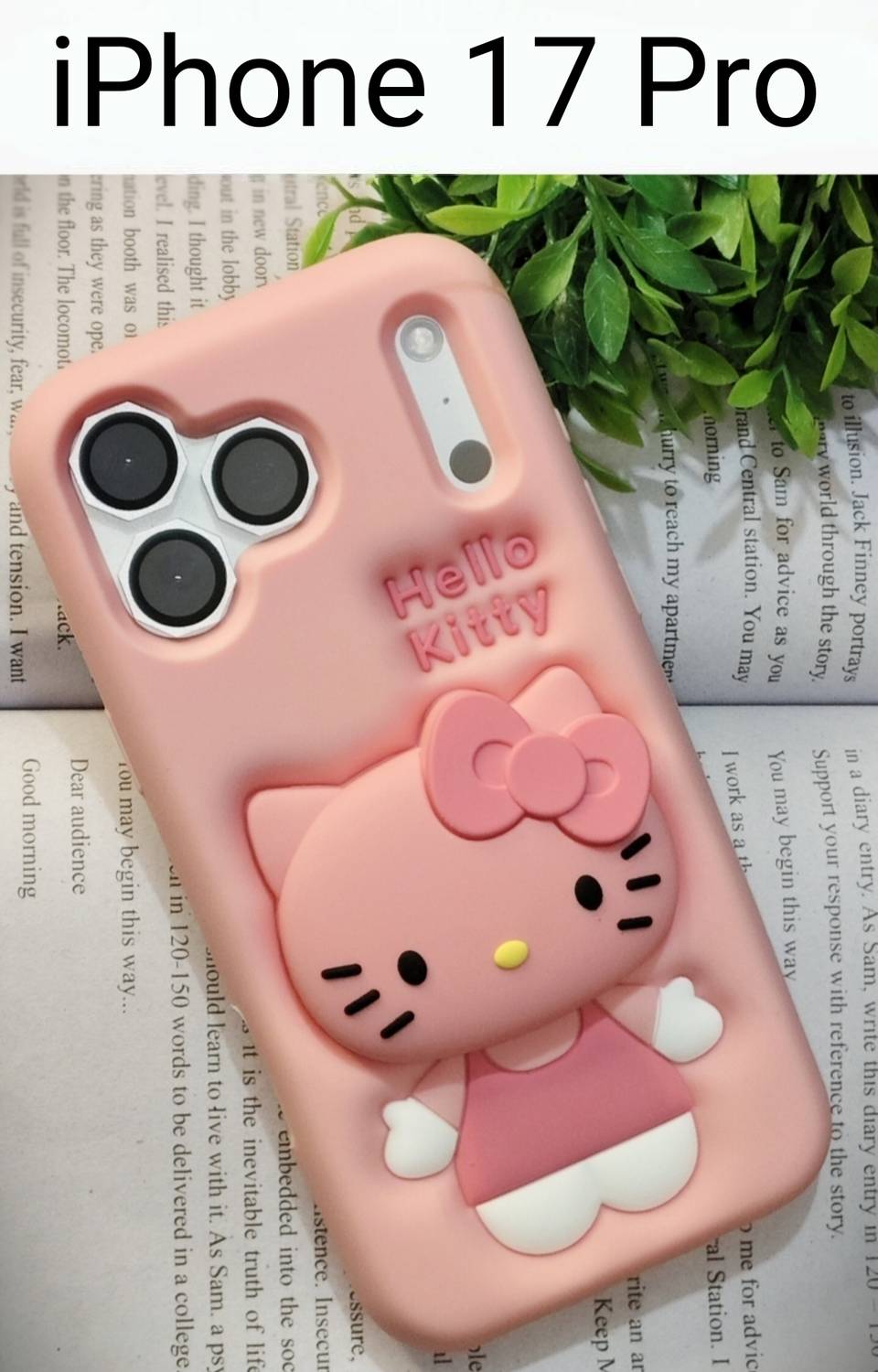 CASETiFY Hello Kitty iPhone17proケース i S Back Cover for iPhone 17 Pro 3D Cartoon Hello Kitty Case With