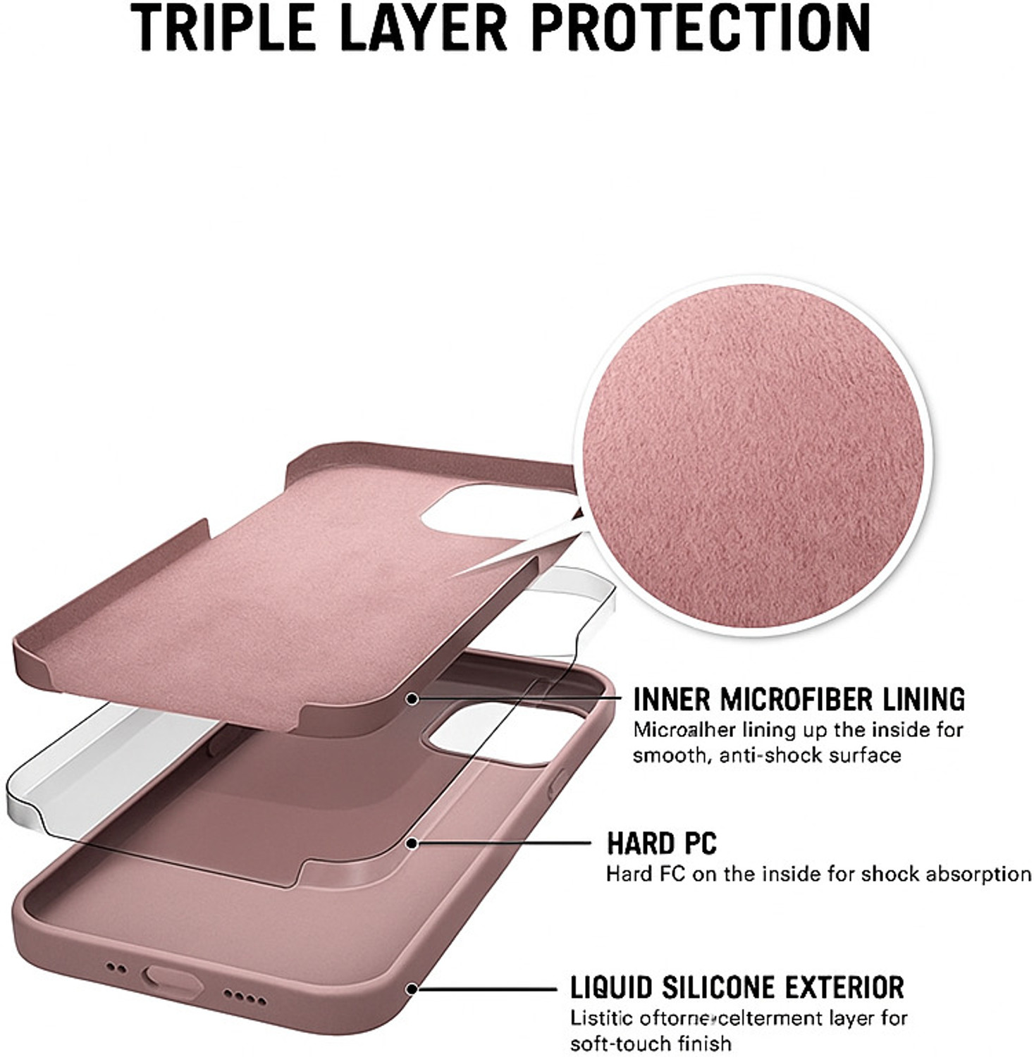 Image of Speeqo Back Cover for Apple iPhone 16 Pro Max, Silicone Case for iPhone 16 Pro Max