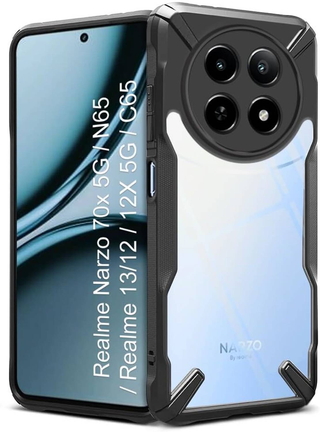 Toucch Back Cover for Realme Narzo 70x Pack of 70 · 5 g (350 g total) - Image 1