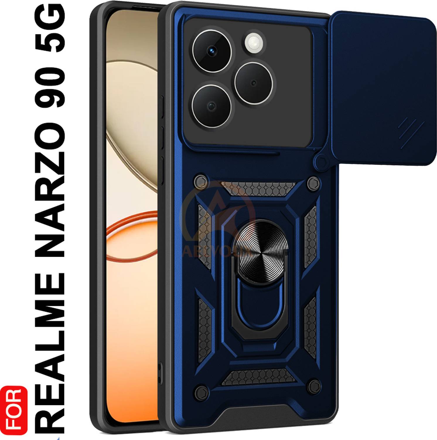 AelVouX Back Cover for Realme Narzo 90 5G
