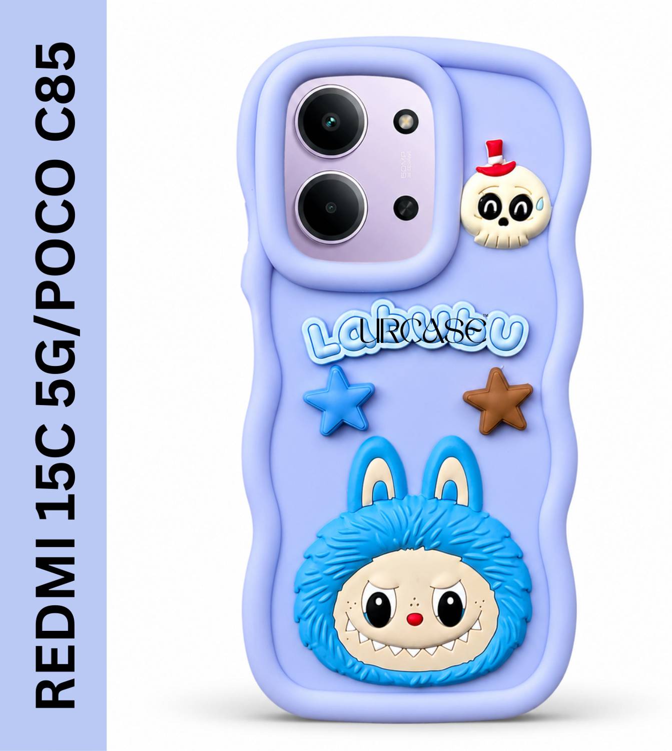 URCASE Back Cover for REDMI 15C 5G, POCO C85 Purple - Image 1