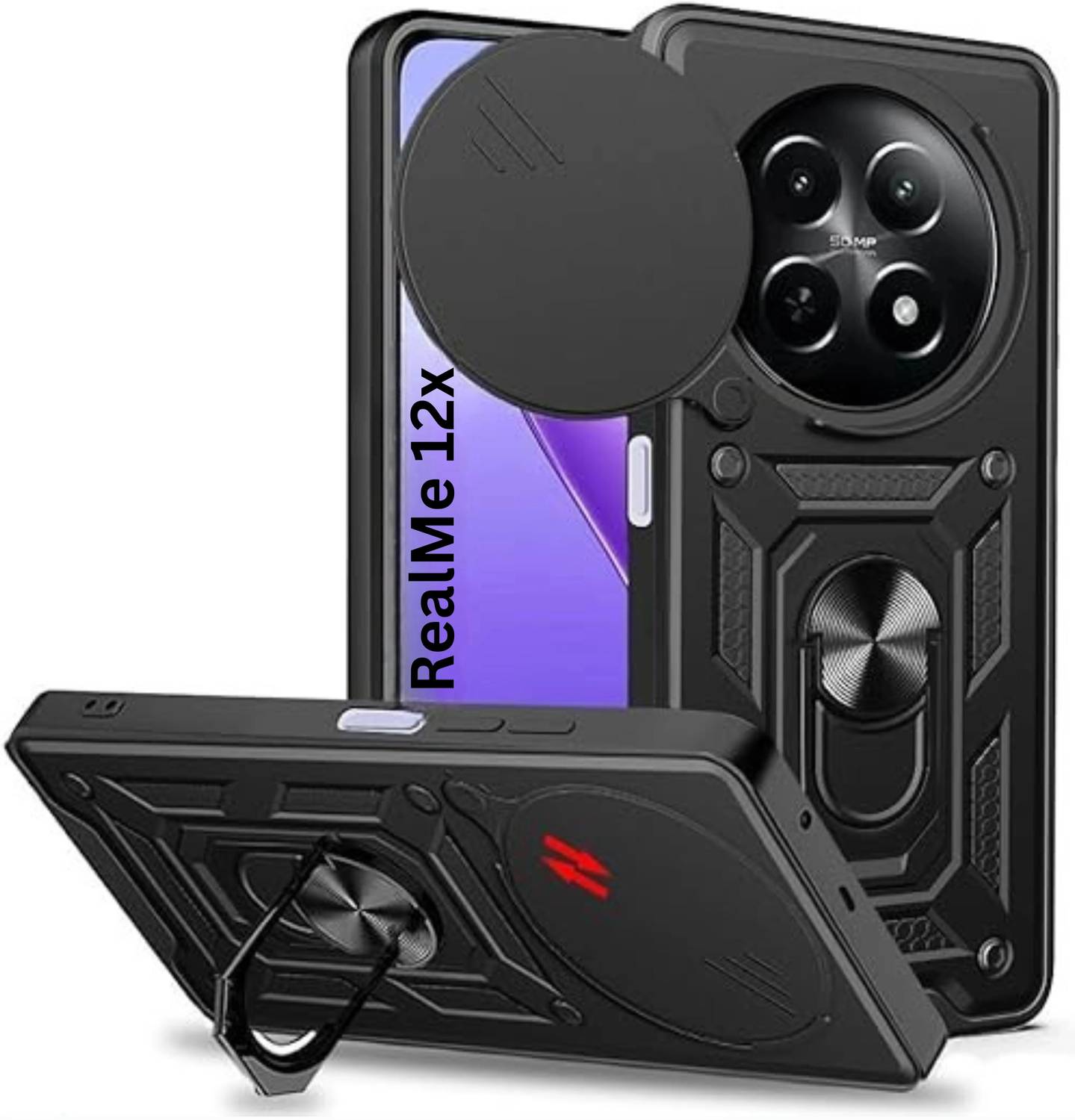 Fablue Back Cover for RealMe 12x 5G