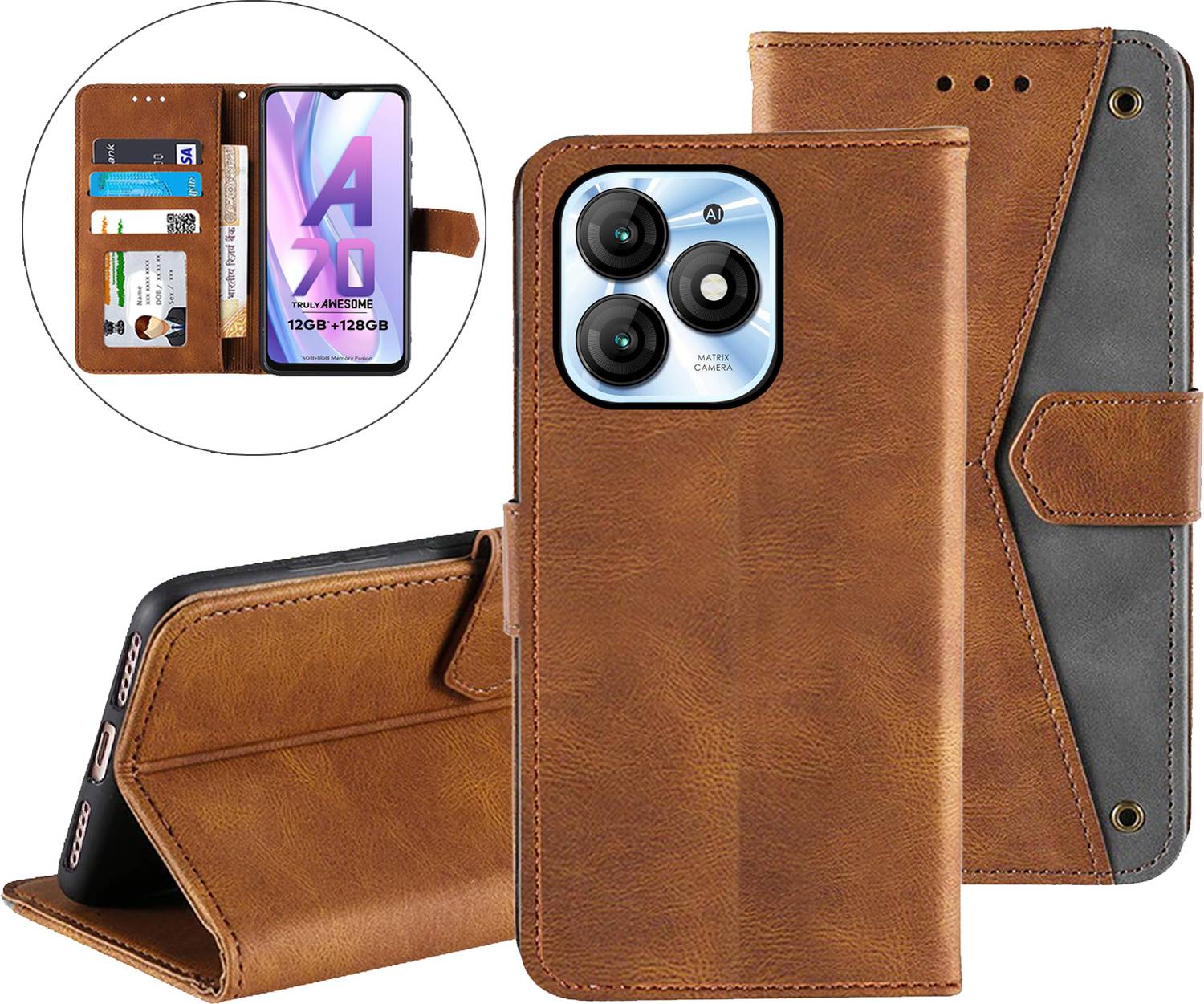 Autofocus Back Cover for Itel A70