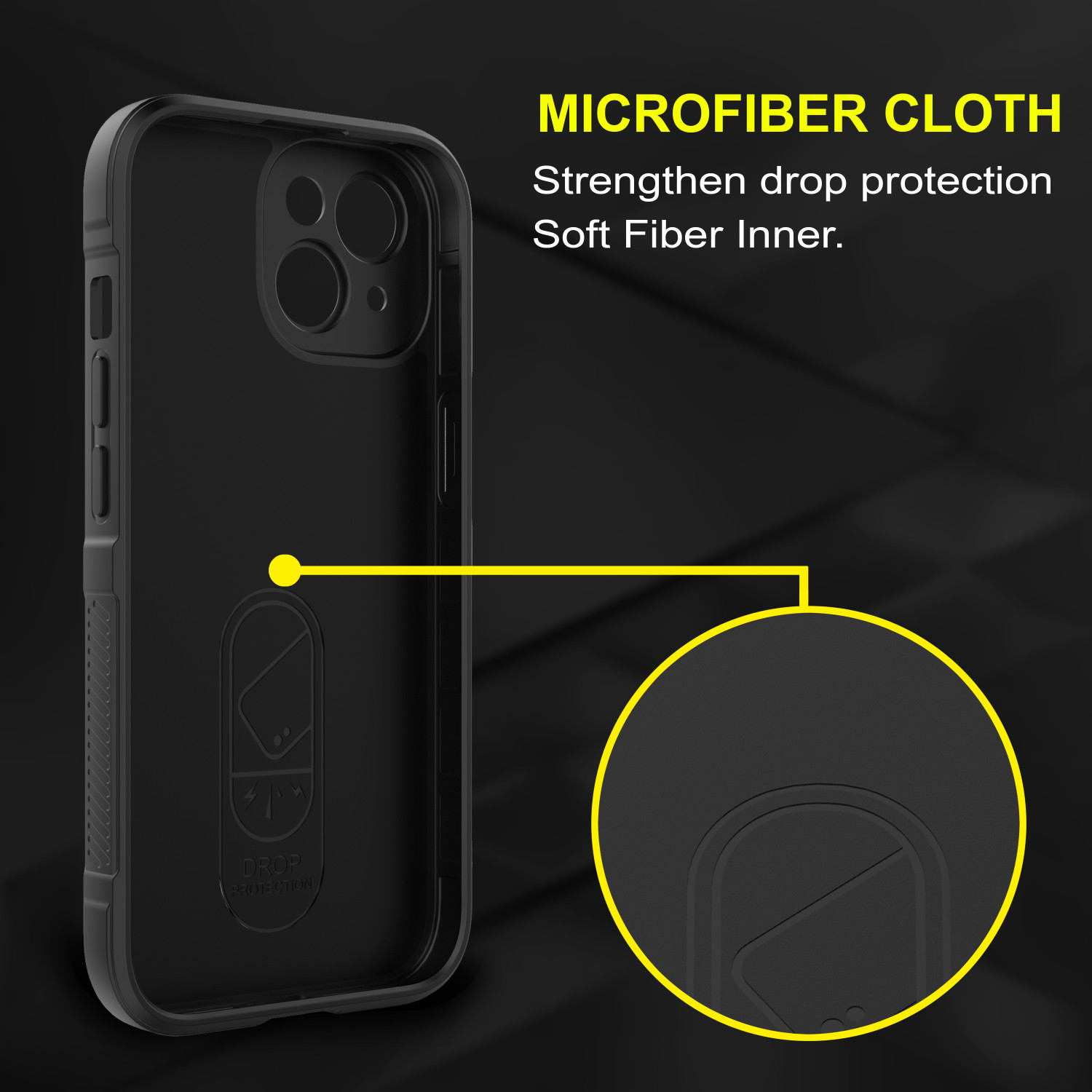 Image of GLOBAL NOMAD Back Cover for Apple iPhone 15