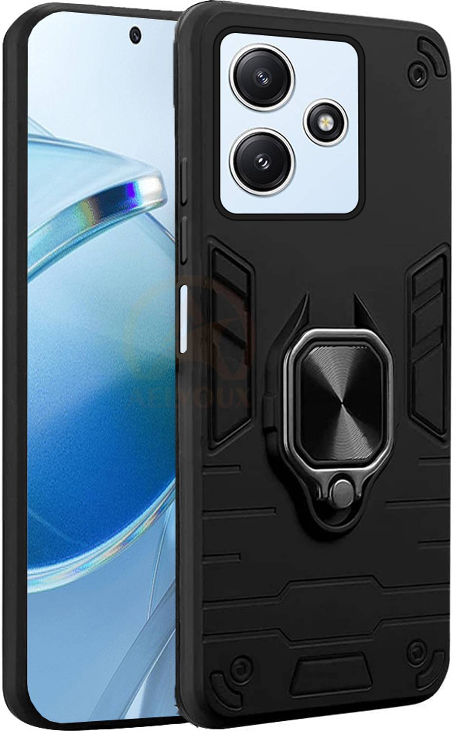 AelVouX Back Cover for Redmi 12 5G, Redmi 12 4G, Poco M6 Pro 5G