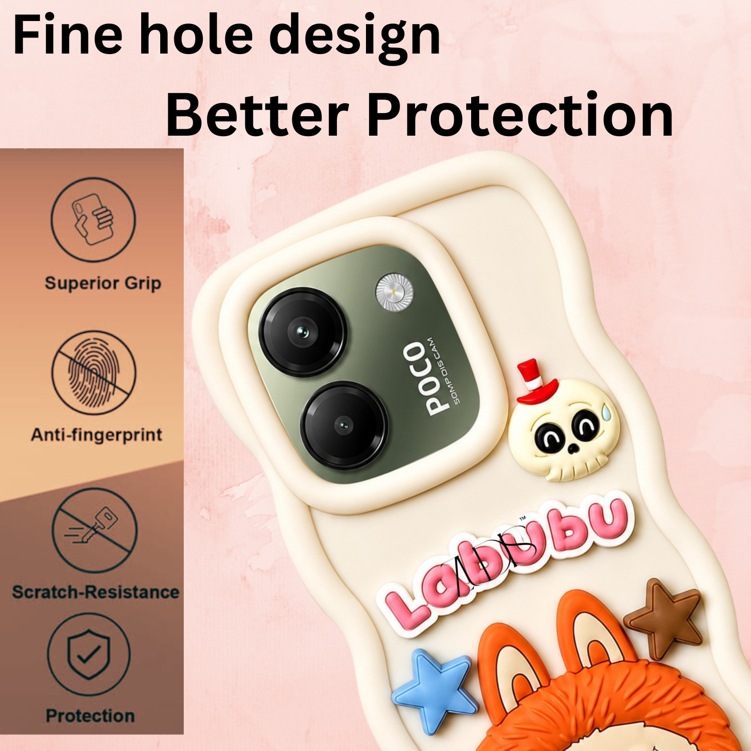 Image of ZUDIS Back Cover for POCO M7 PRO 5G