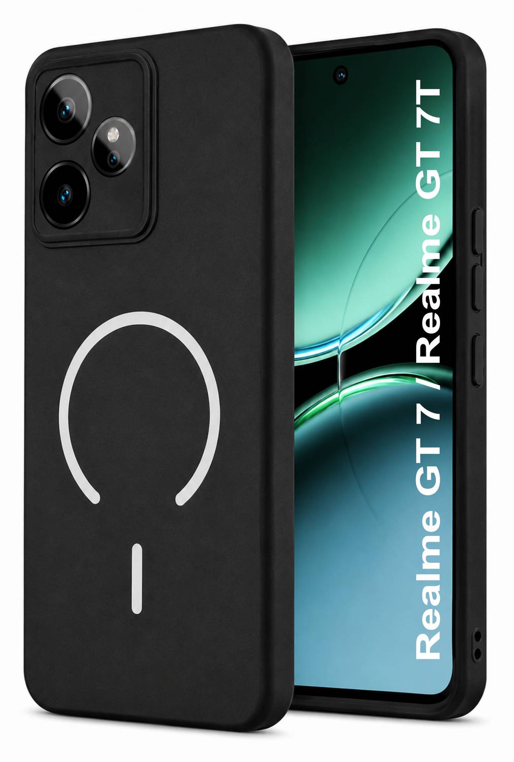 SBMS Back Cover for Realme GT 7/7T Black - Image 1