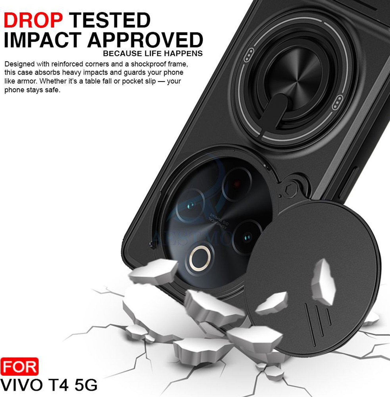 Image of AESTMO Back Cover for vivo T4 5G