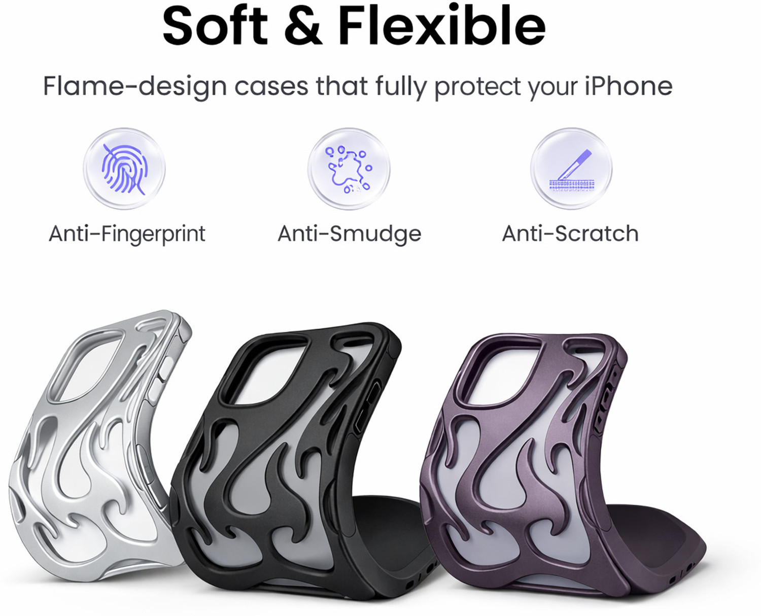 Image of AmbeTelecom Back Cover for Apple i Phone 14 Pro