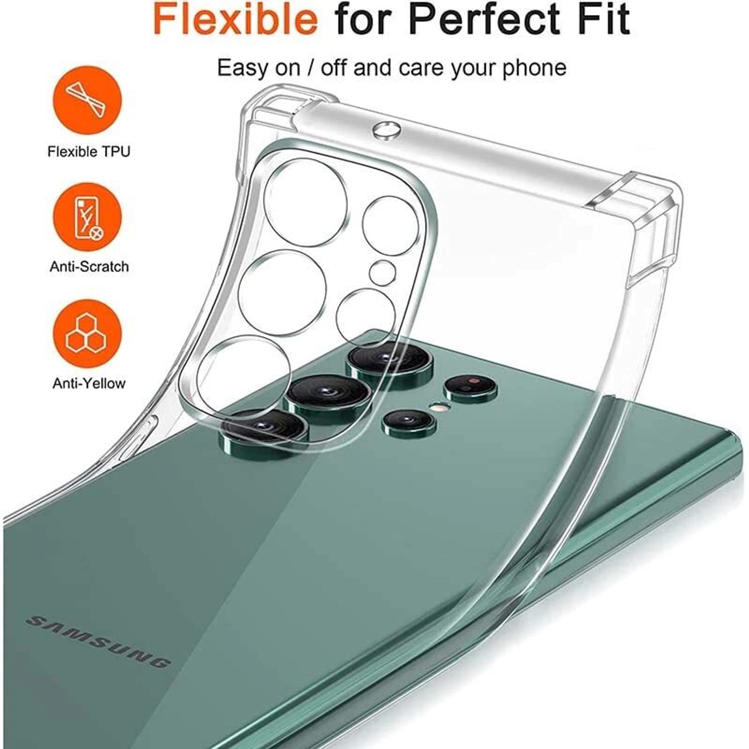 Image of Gorilion Back Cover for Samsung Galaxy S23 Ultra 5G
