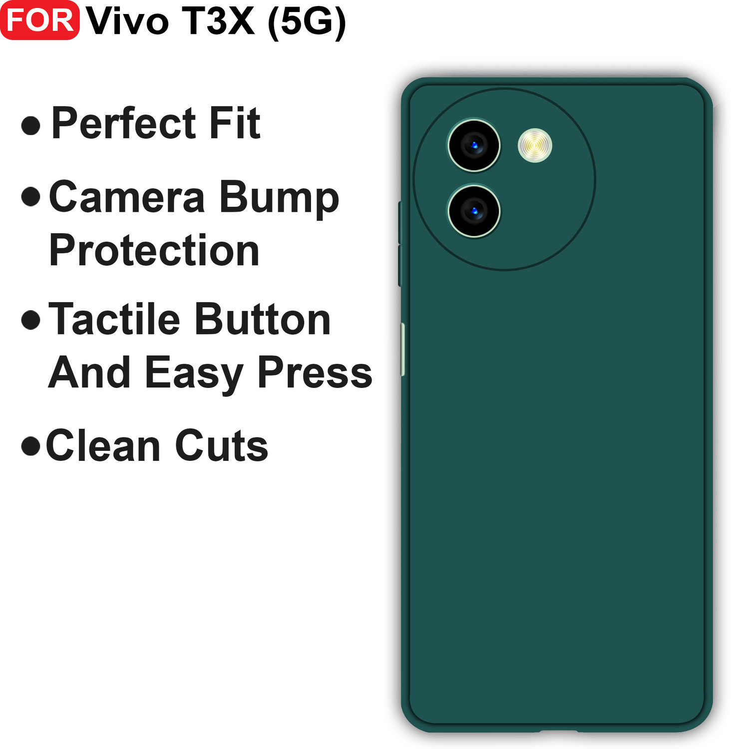 Image of CEDO XPRO Back Cover for Vivo T3x 5G