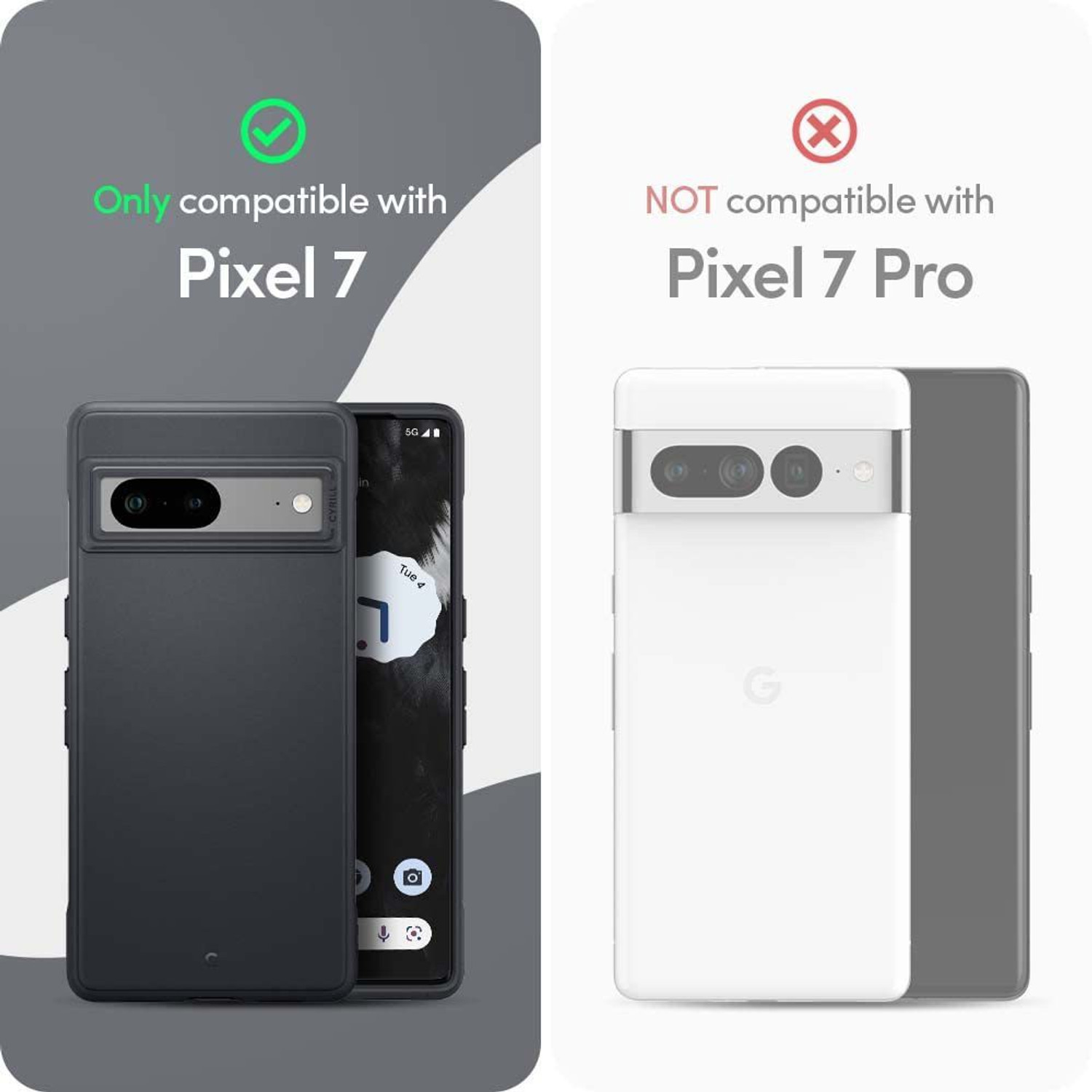 Image of CYRILL Stone Back Cover for Google Pixel 7 Case 5G (2022)