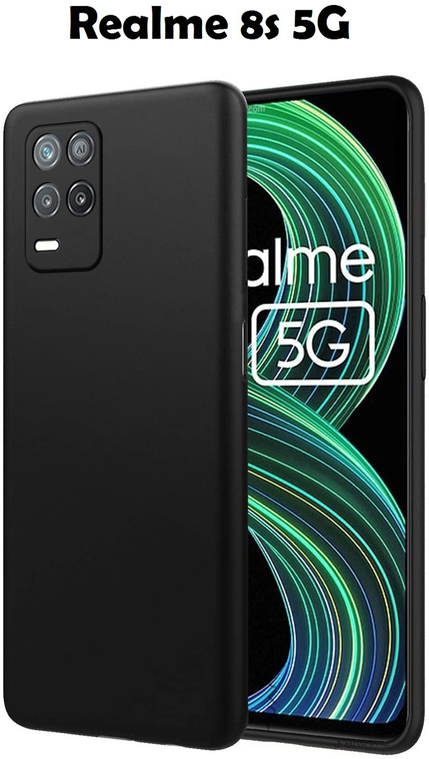 Image of Caseunik Realme 8s 5G Rubber, Plastic Back Cover