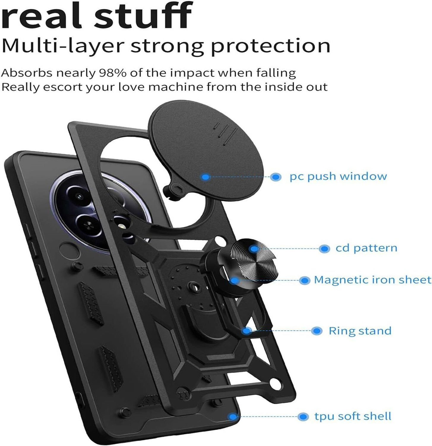 Image of SNAPCOVR Back Cover for realme 13 Pro 5G