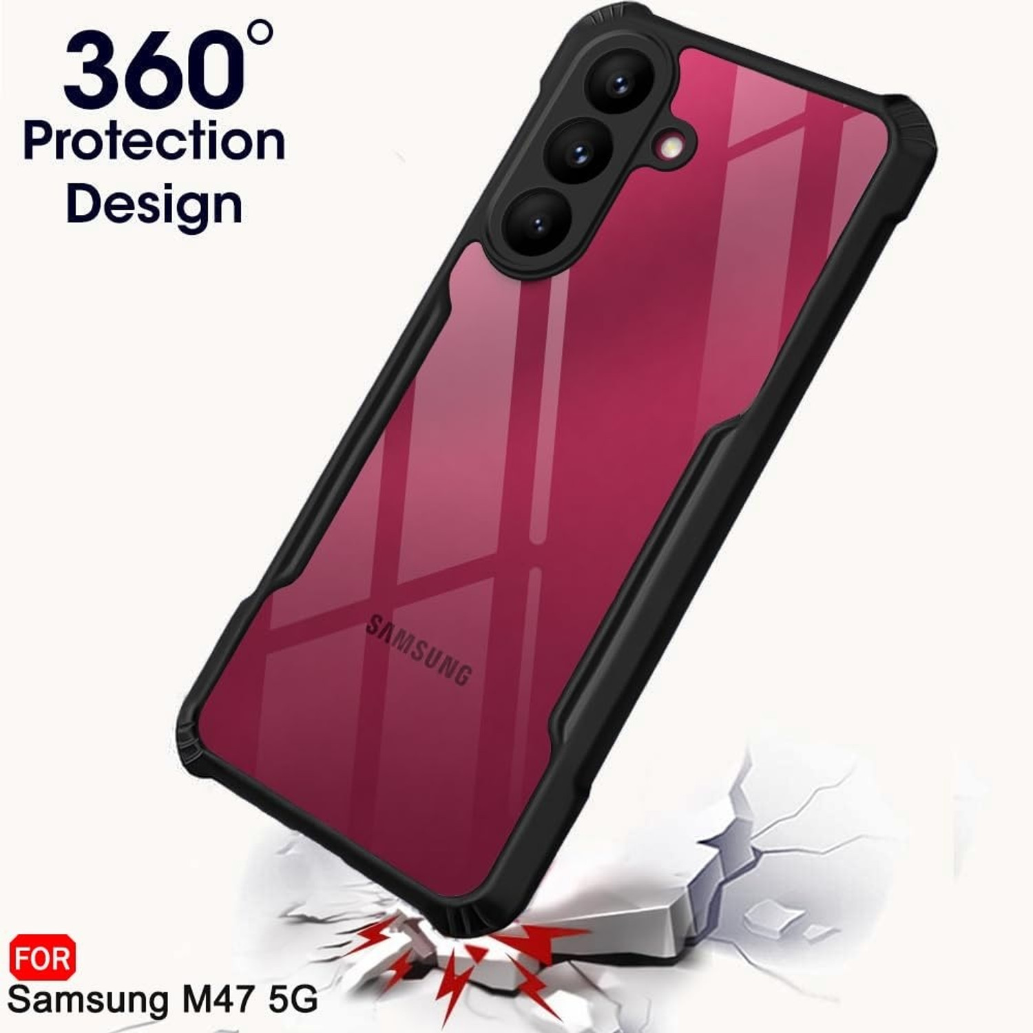 Image of Aaralhub Back Cover for Samsung Galaxy M47 5G