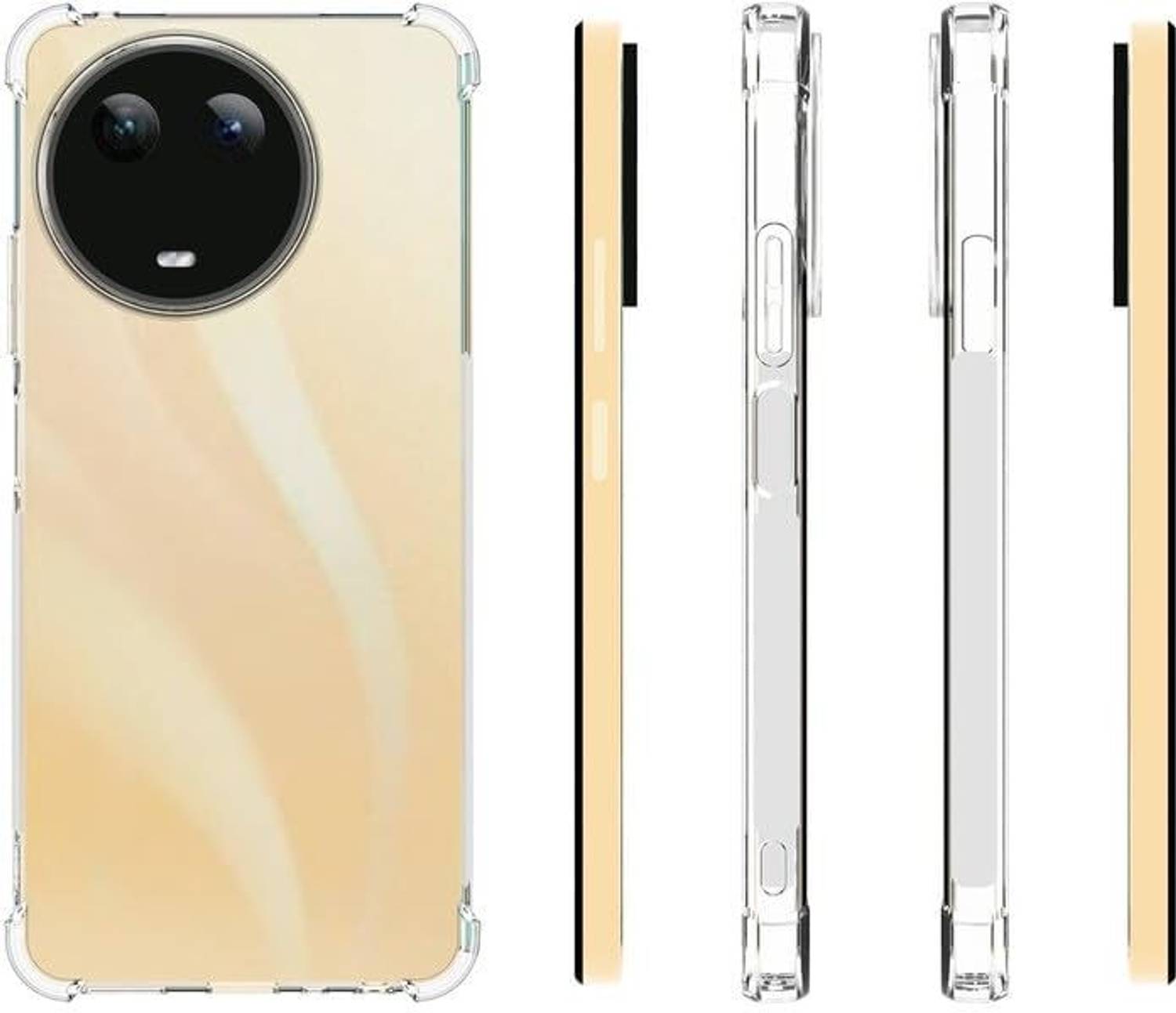ASVALBUY Bumper Case for realme C67 5G, realme 11 5g, realme 11x 5g