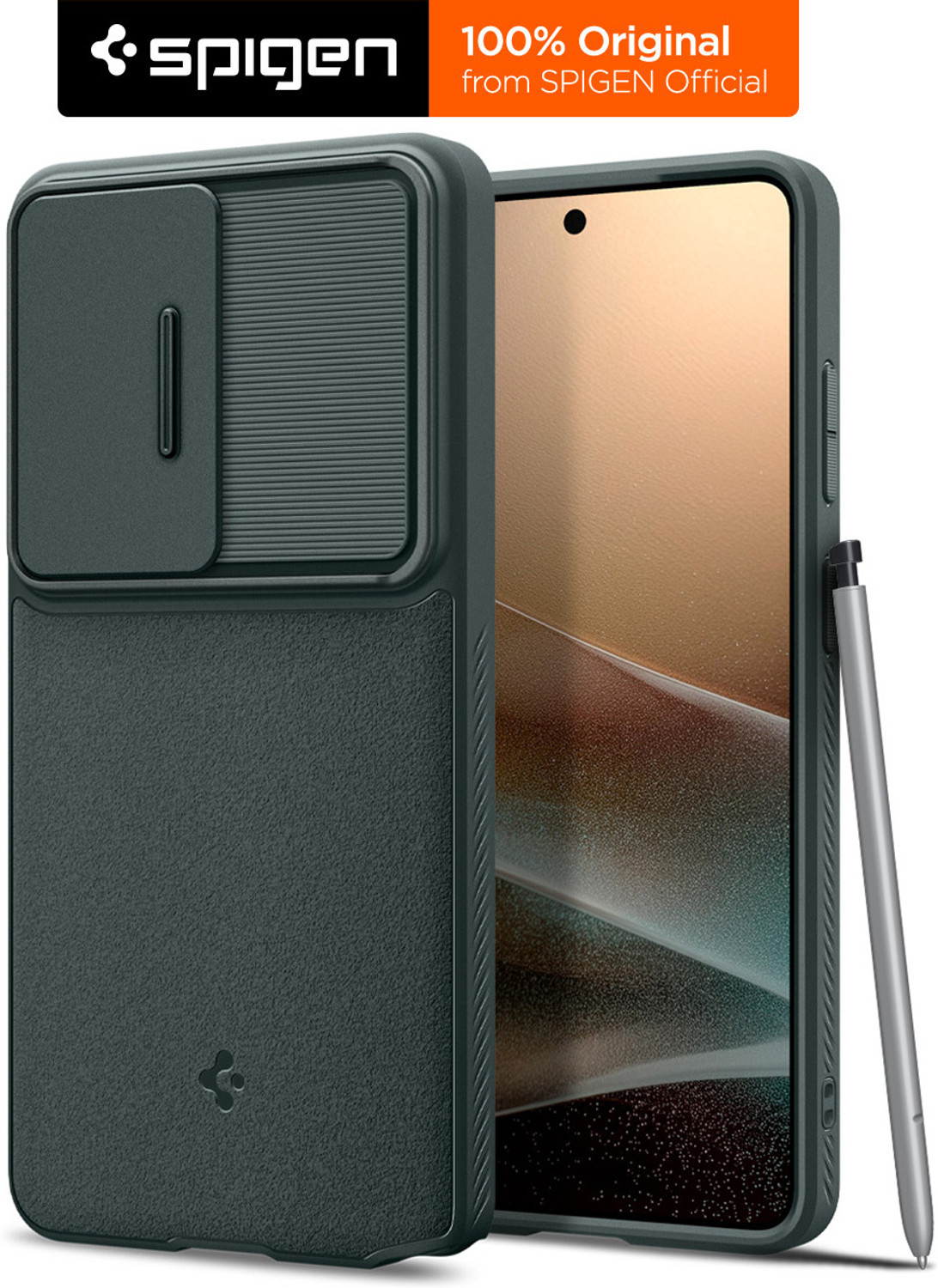 Image of Spigen Optik Armor Back Cover for Samsung Galaxy S26 Ultra 5G