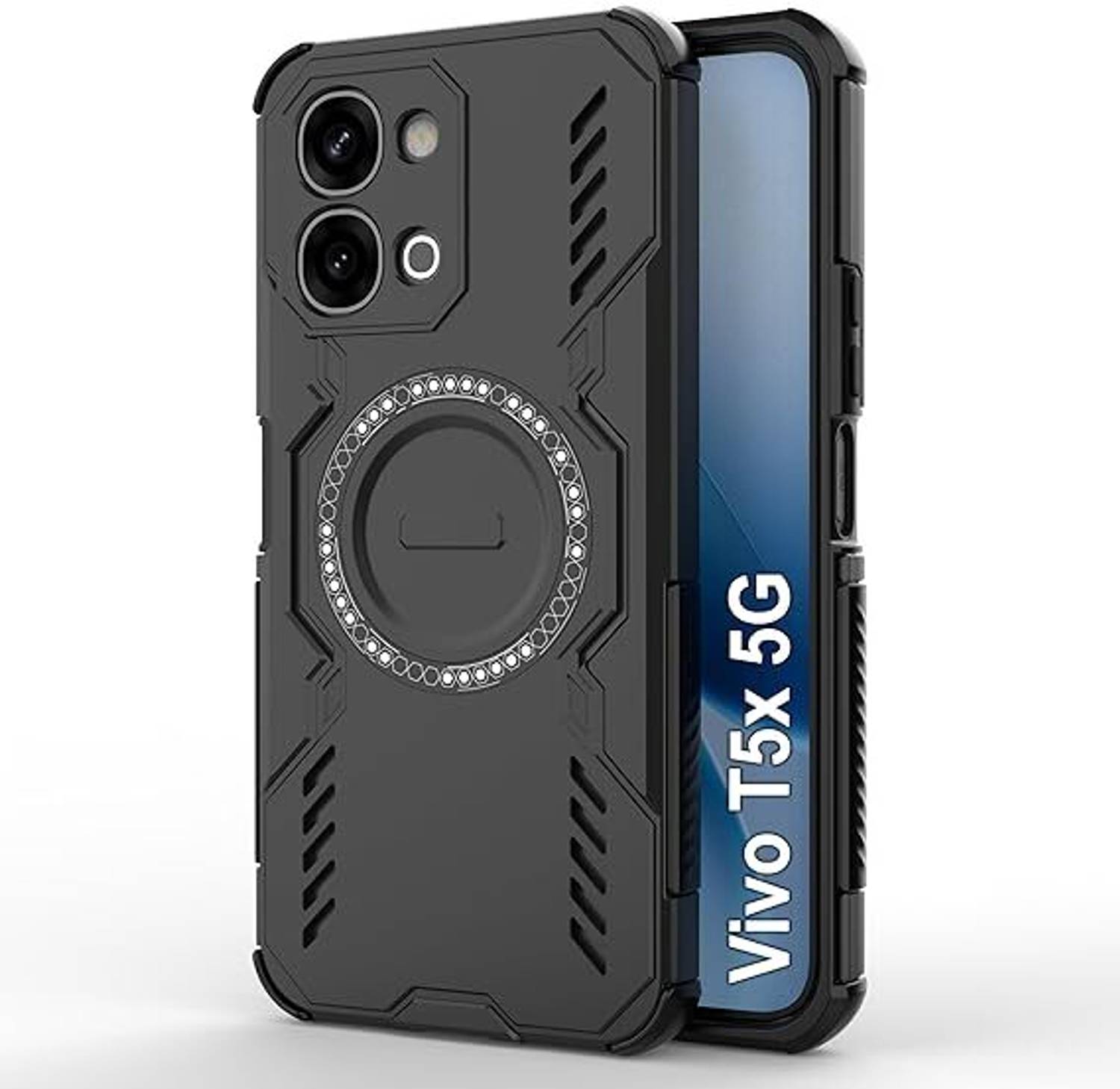 KWINE Case for Vivo T5x 5G Black - Image 1