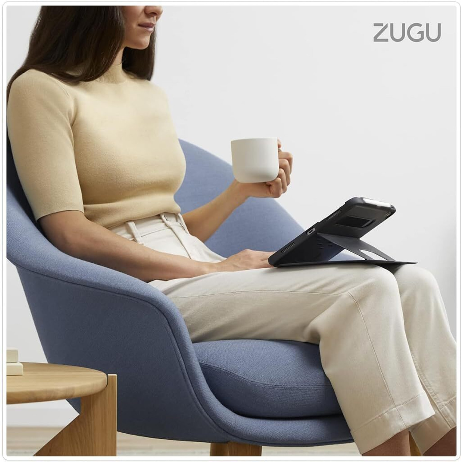 Image of ZUGU Back Cover for iPad Pro 13 (M4 /M5) 2024 /2025 Gen 7 /8 (A3360, A3361, A3362) (Model : A2925, A2926, A3007)