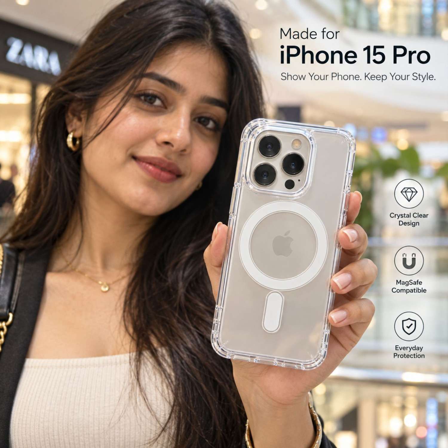 Image of shree divya Back Cover for Iphone 15 Pro