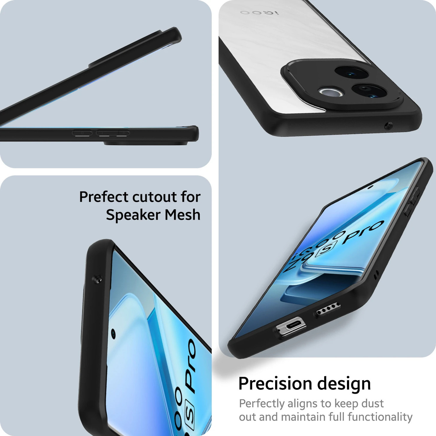 Image of Kapaver Back Cover for iQOO Z9s Pro / Vivo T3 Pro