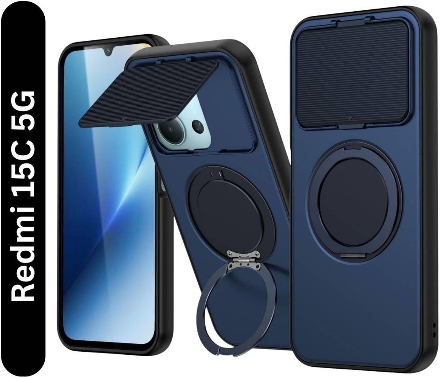 Fablue Back Cover for Redmi 15C 5G Blue - Image 1