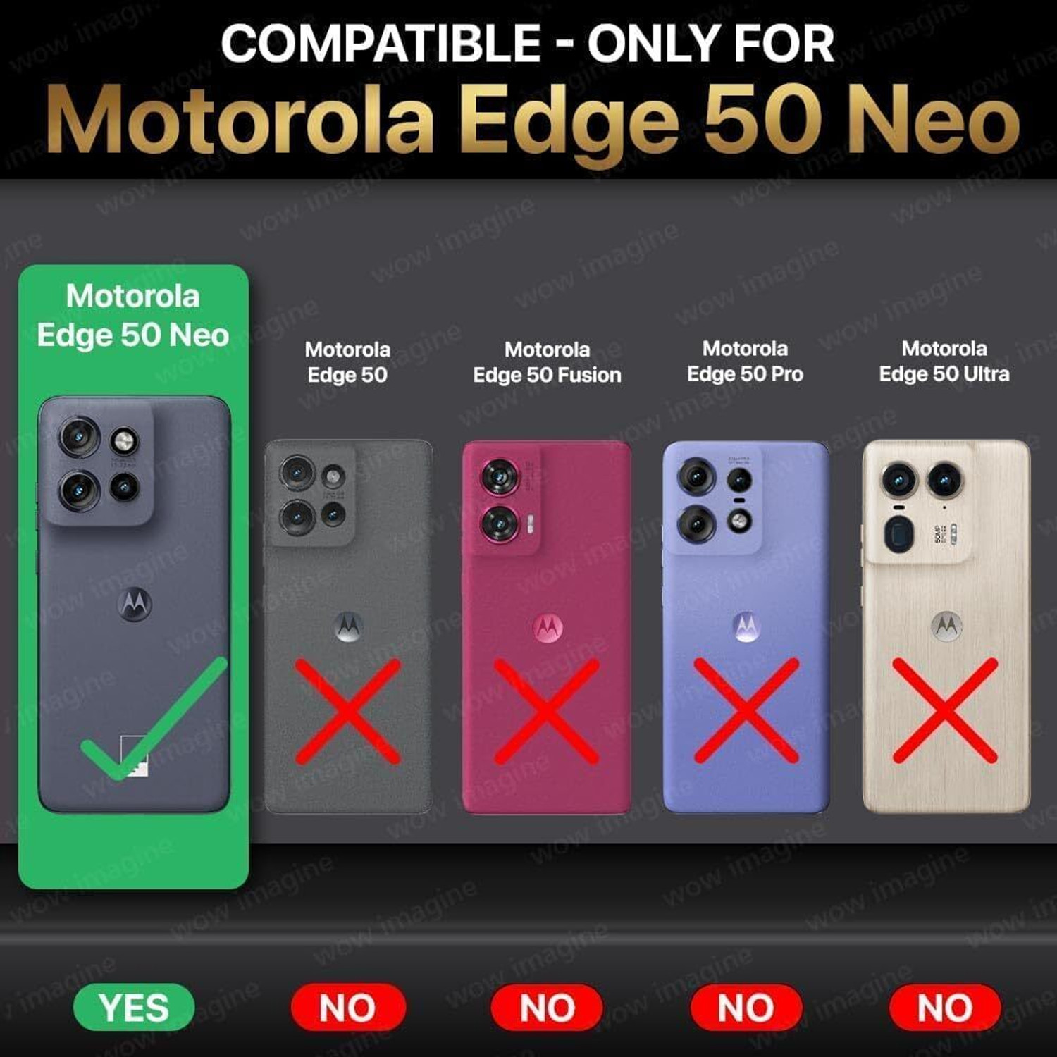 Image of ROSALINE Back Cover for Motorola Edge 50 Neo, Moto Edge 50 Neo