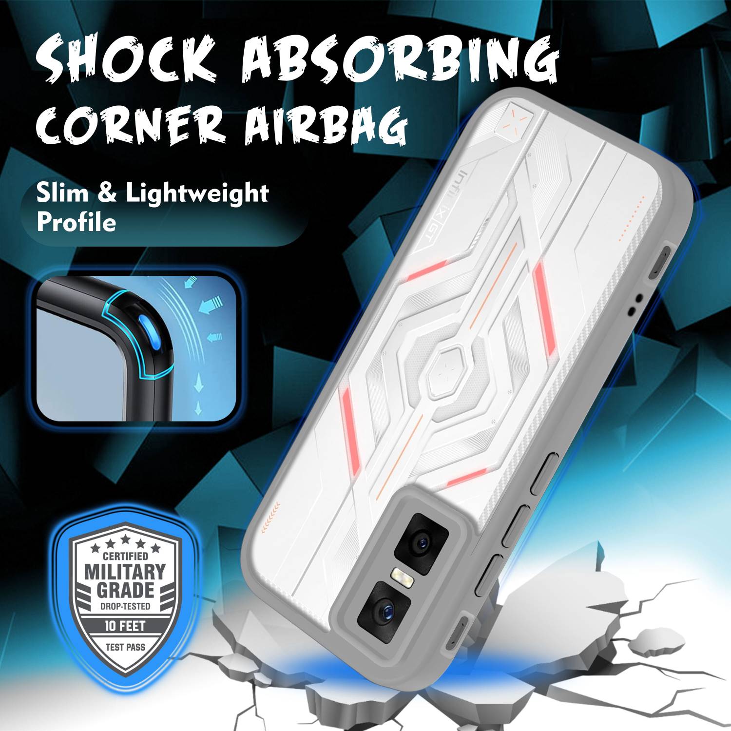 V-TAN Back Cover for Infinix GT 30 Pro - Image 3